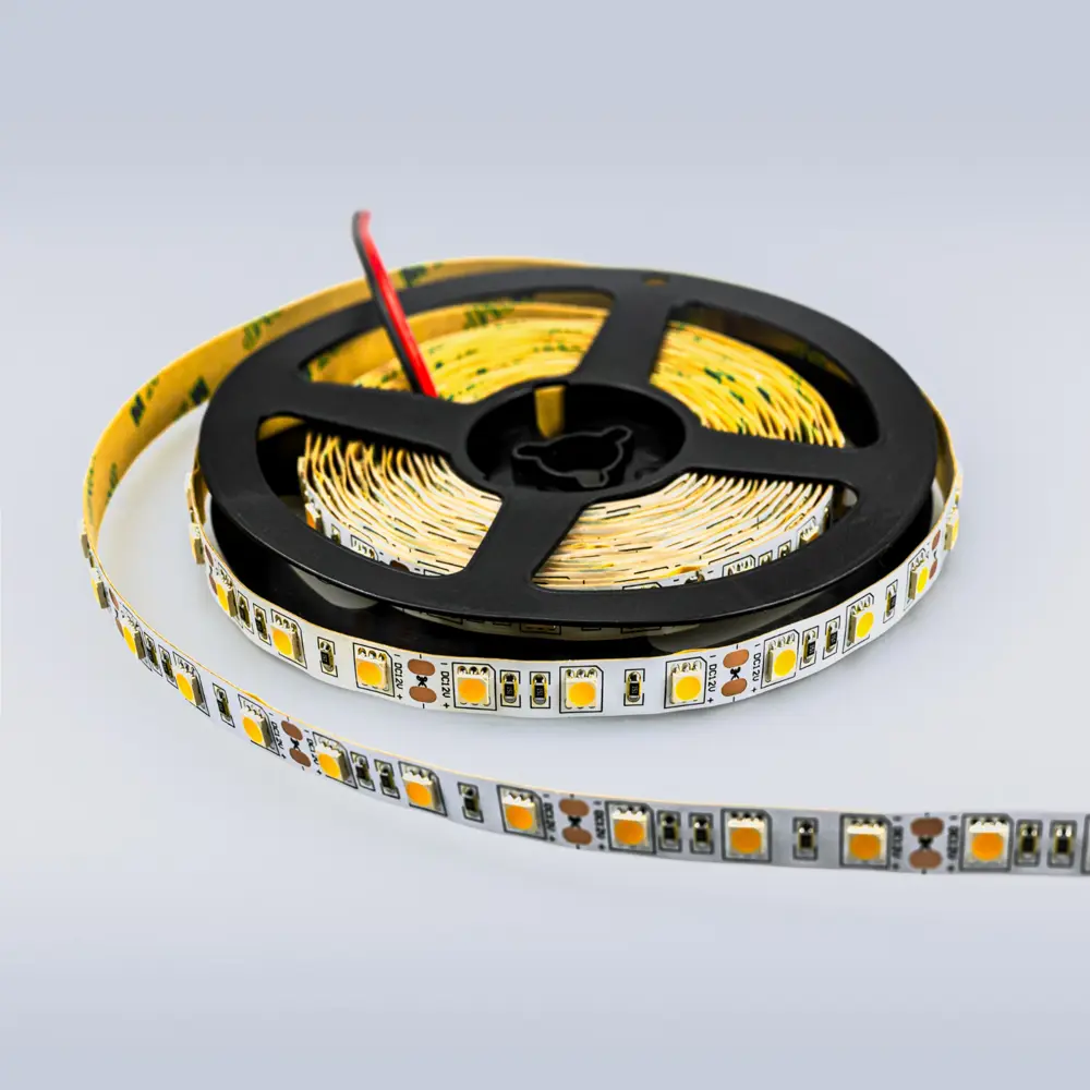 Фото 6 Светодиодная лента Eleganz Lux 5050 60 LED (14.4W/M) 12V нейтральная 4500К IP20, 5м Фото 6 Светодиодная лента Eleganz Lux 5050 60 LED (14.4W/M) 12V нейтральная 4500К IP20, 5м