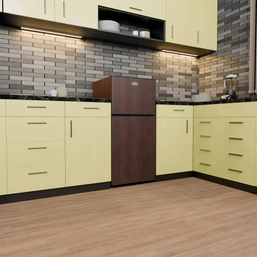 Фото 6 Холодильник Olto RF-120T WOOD 42.4x86.8 см цвет коричневый Фото 6 Холодильник Olto RF-120T WOOD 42.4x86.8 см цвет коричневый