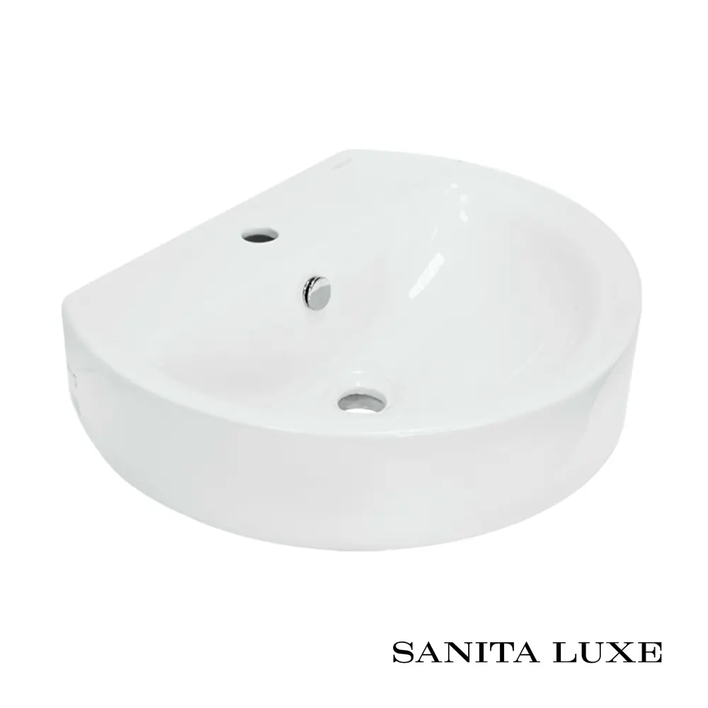 Фото 6 Раковина Sanita Luxe BSTSLWB01 фарфор 55.8см Фото 6 Раковина Sanita Luxe BSTSLWB01 фарфор 55.8см