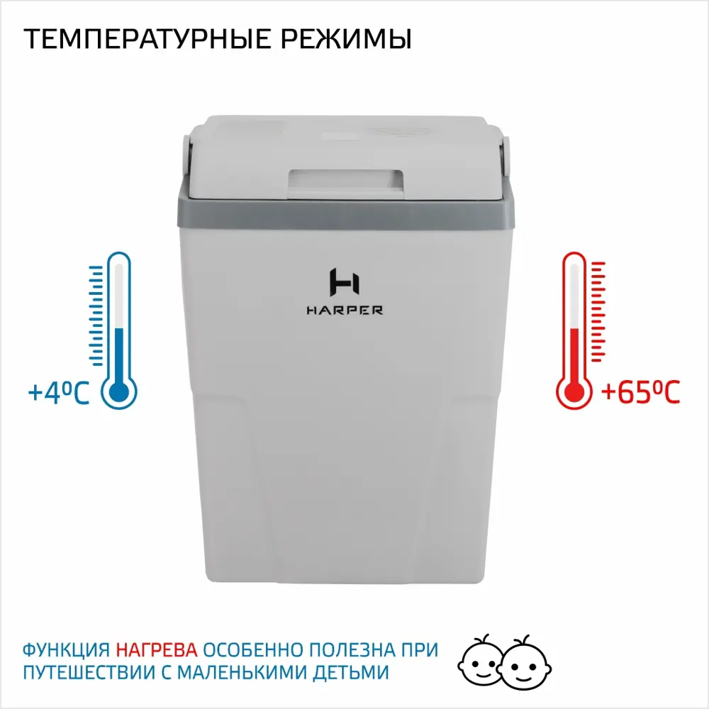 Фото 6 Автохолодильник Harper CBH-122 65 Вт 22 л Фото 6 Автохолодильник Harper CBH-122 65 Вт 22 л