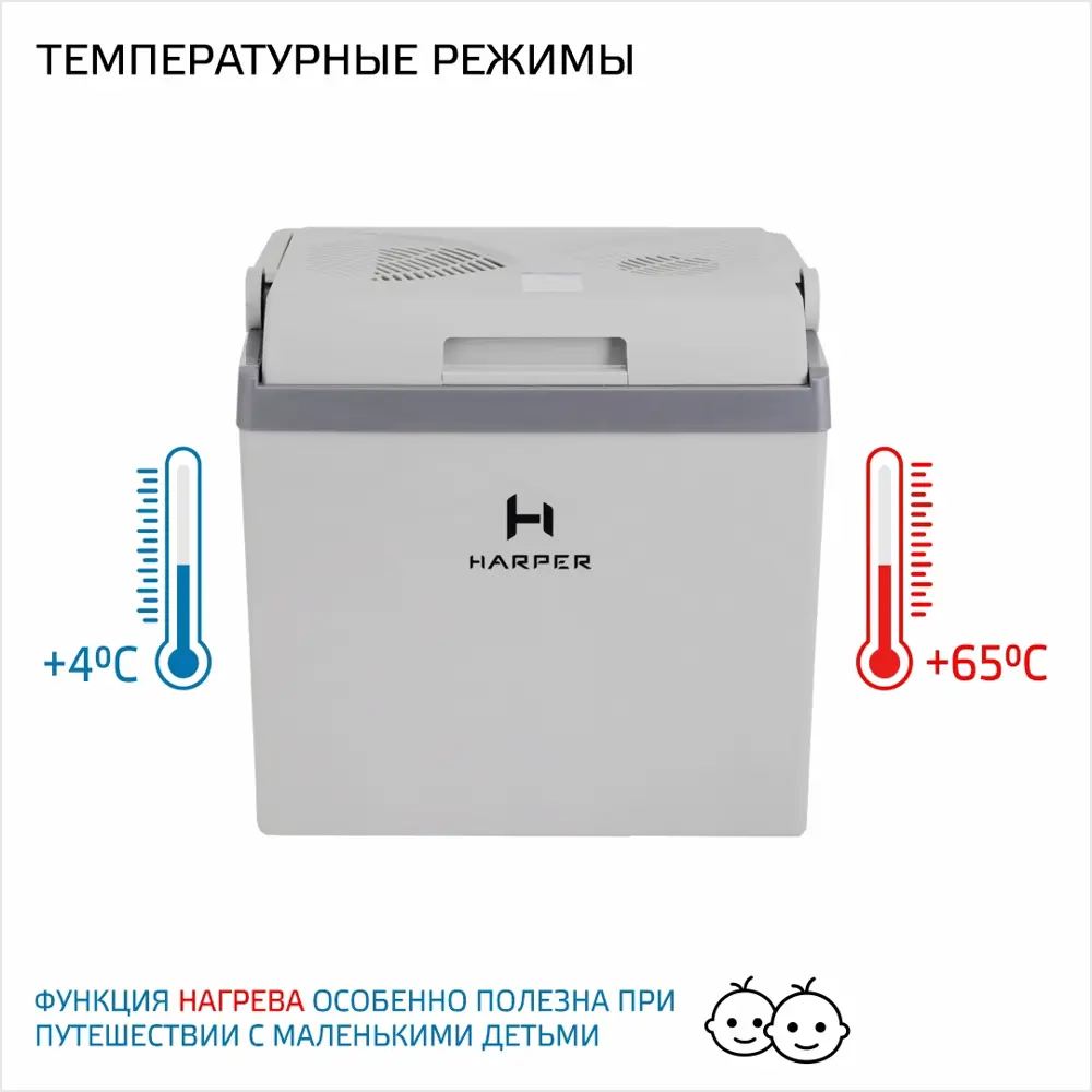 Фото 6 Автохолодильник Harper CBH-125 65 Вт 25 л Фото 6 Автохолодильник Harper CBH-125 65 Вт 25 л