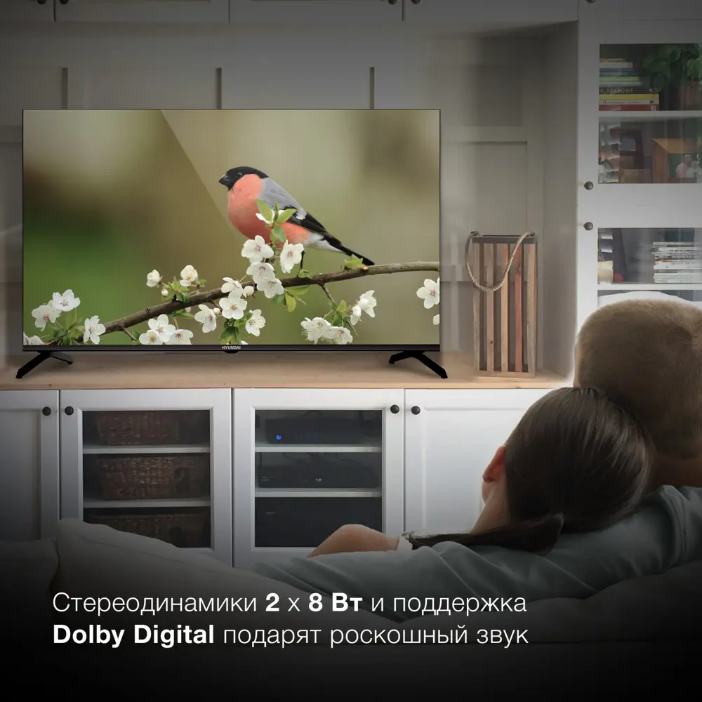 Фото 5 Телевизор Hyundai HLED43BU7 Smart Android TV Frameless 4K Ultra HD 43" 108 см цвет черный Фото 5 Телевизор Hyundai HLED43BU7 Smart Android TV Frameless 4K Ultra HD 43" 108 см цвет черный