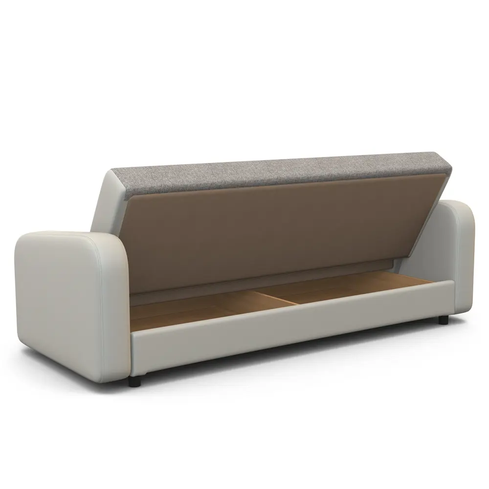 Фото 4 Диван раскладной Гамма Мелодия 140 215x100x100 см рогожка цвет белый/светло-серый Фото 4 Диван раскладной Гамма Мелодия 140 215x100x100 см рогожка цвет белый/светло-серый