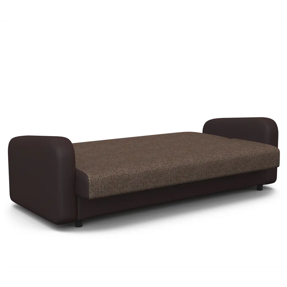 Фото 5 Диван раскладной Гамма Мелодия 140 215x100x100 см рогожка цвет коричневый/темно-коричневый