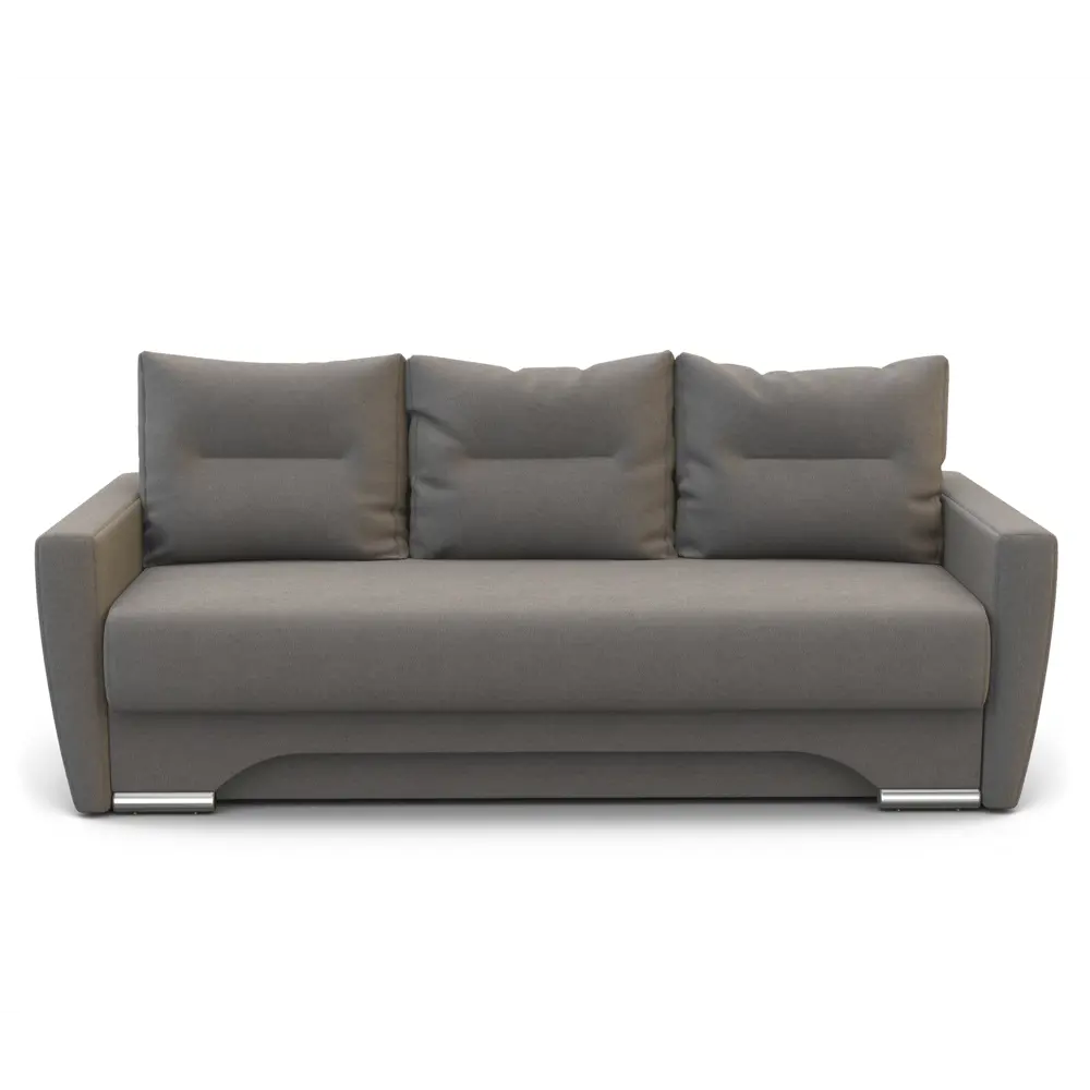 Фото 2 Диван раскладной Гамма Опера 150 216x80x105 см велюр цвет серый Фото 2 Диван раскладной Гамма Опера 150 216x80x105 см велюр цвет серый