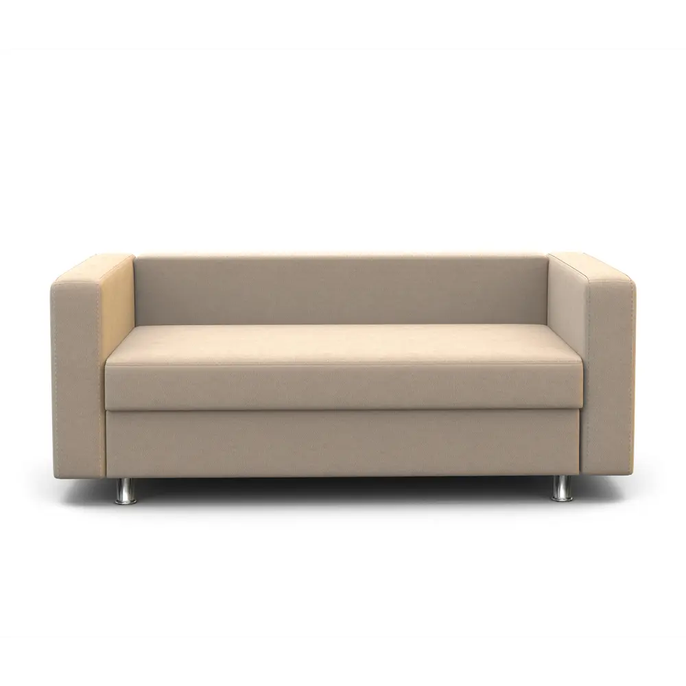 Фото 2 Диван прямой Гамма Бит 24062028464 143x74x75 см велюр цвет бежевый Фото 2 Диван прямой Гамма Бит 24062028464 143x74x75 см велюр цвет бежевый