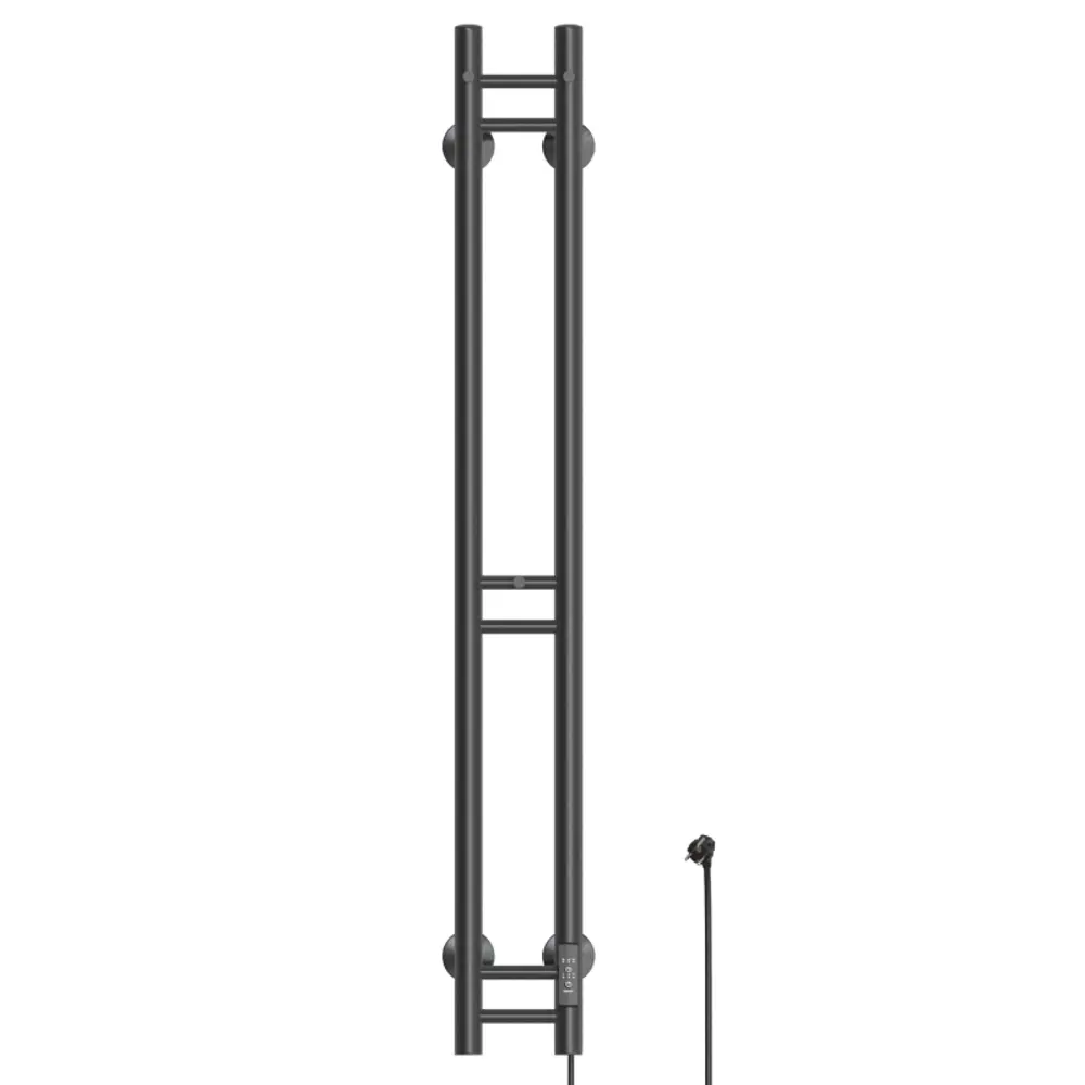 Фото 2 Полотенцесушитель электрический Mixline 155x1200 мм 103 Вт с терморегулятором прямой цвет графит Фото 2 Полотенцесушитель электрический Mixline 155x1200 мм 103 Вт с терморегулятором прямой цвет графит