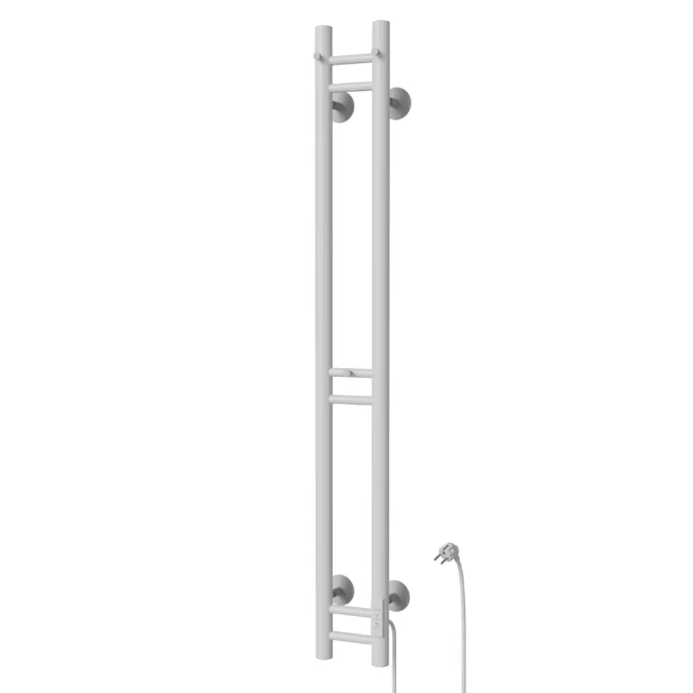 Фото Полотенцесушитель электрический Mixline 155x1200 мм 103 Вт с терморегулятором прямой цвет белый Фото Полотенцесушитель электрический Mixline 155x1200 мм 103 Вт с терморегулятором прямой цвет белый