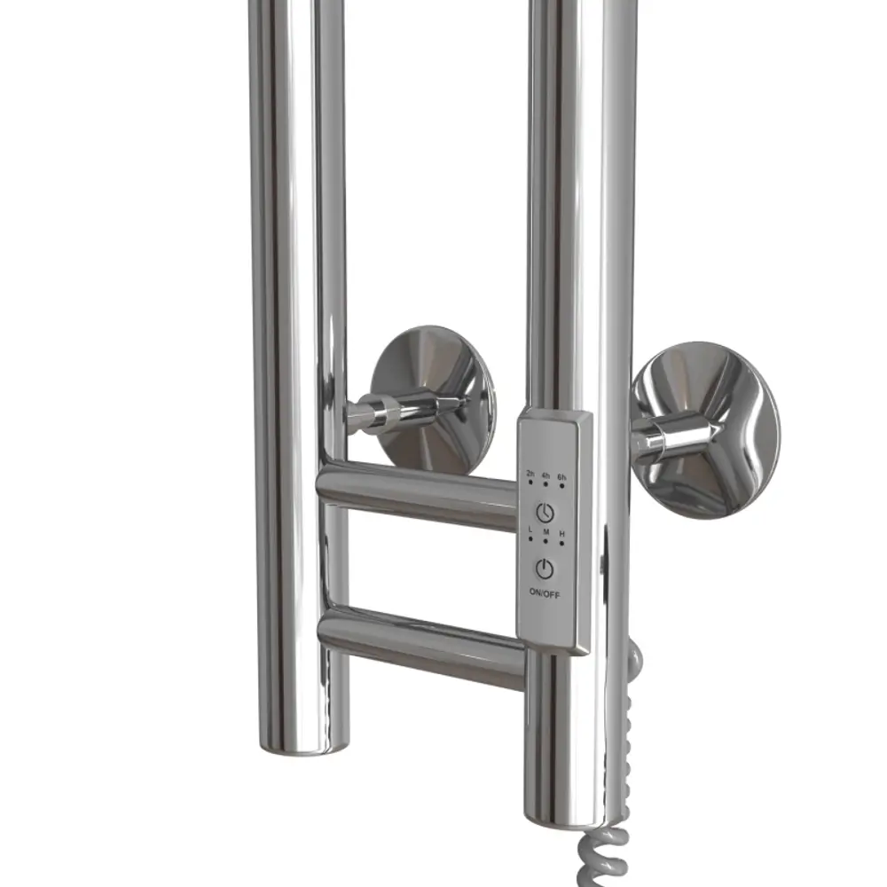 Фото 3 Полотенцесушитель электрический Mixline 155x1200 мм 103 Вт с терморегулятором прямой цвет хром Фото 3 Полотенцесушитель электрический Mixline 155x1200 мм 103 Вт с терморегулятором прямой цвет хром