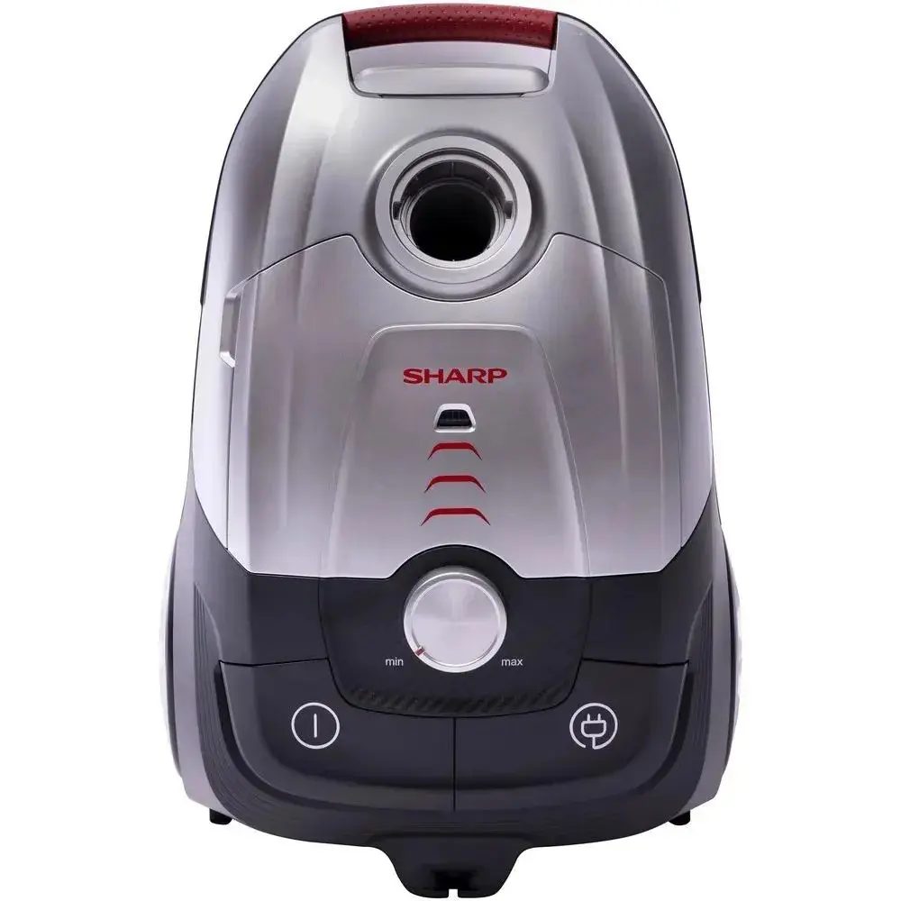 Фото 4 Пылесос с мешком-пылесборником Sharp Ecjb19rs 1900 Вт 2.3 л цвет серебристый Фото 4 Пылесос с мешком-пылесборником Sharp Ecjb19rs 1900 Вт 2.3 л цвет серебристый