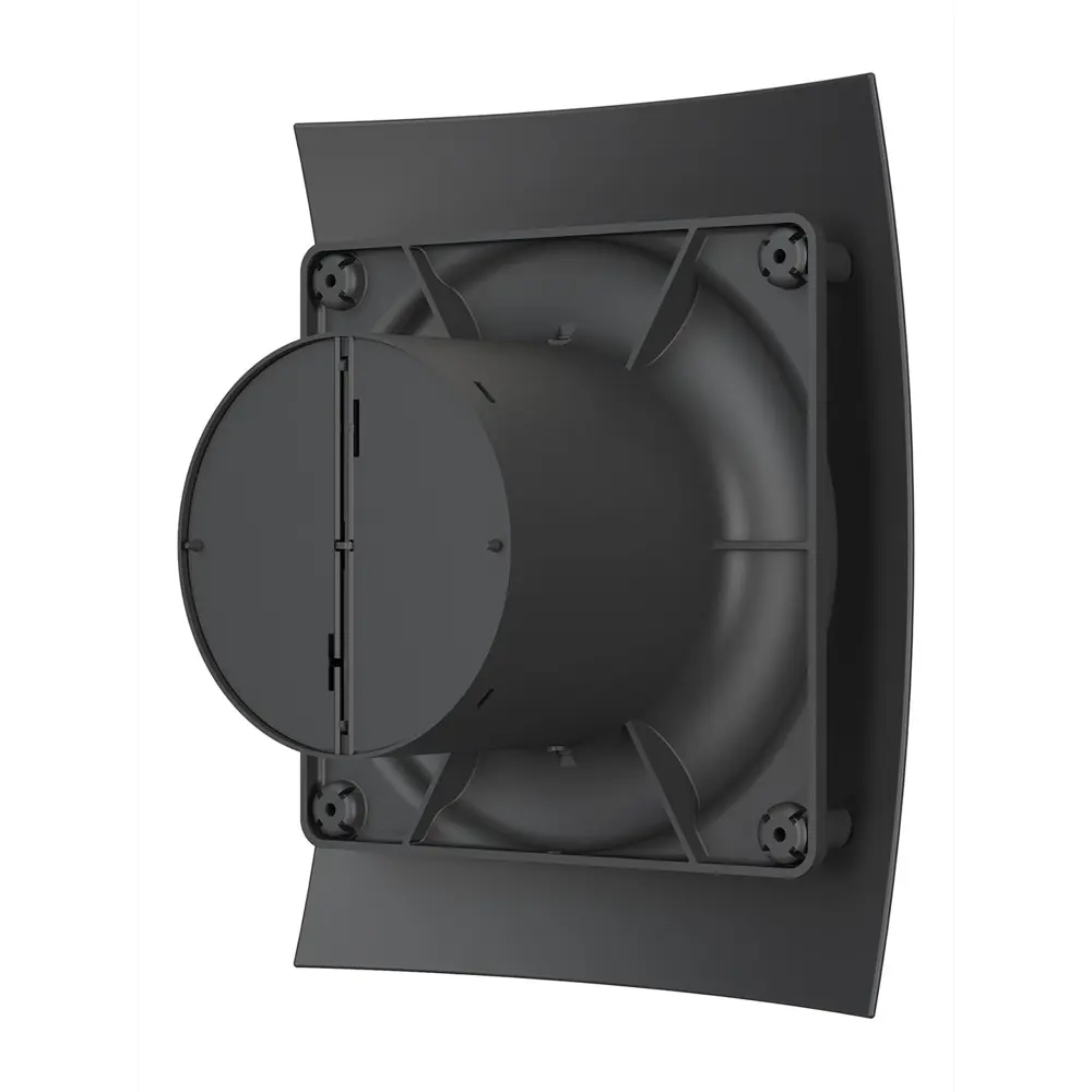 Фото 9 Вентилятор вытяжной Diciti Breeze 4C Matt black D98 мм 25 дБ 90 м³/ч обратный клапан цвет черный матовый Фото 9 Вентилятор вытяжной Diciti Breeze 4C Matt black D98 мм 25 дБ 90 м³/ч обратный клапан цвет черный матовый