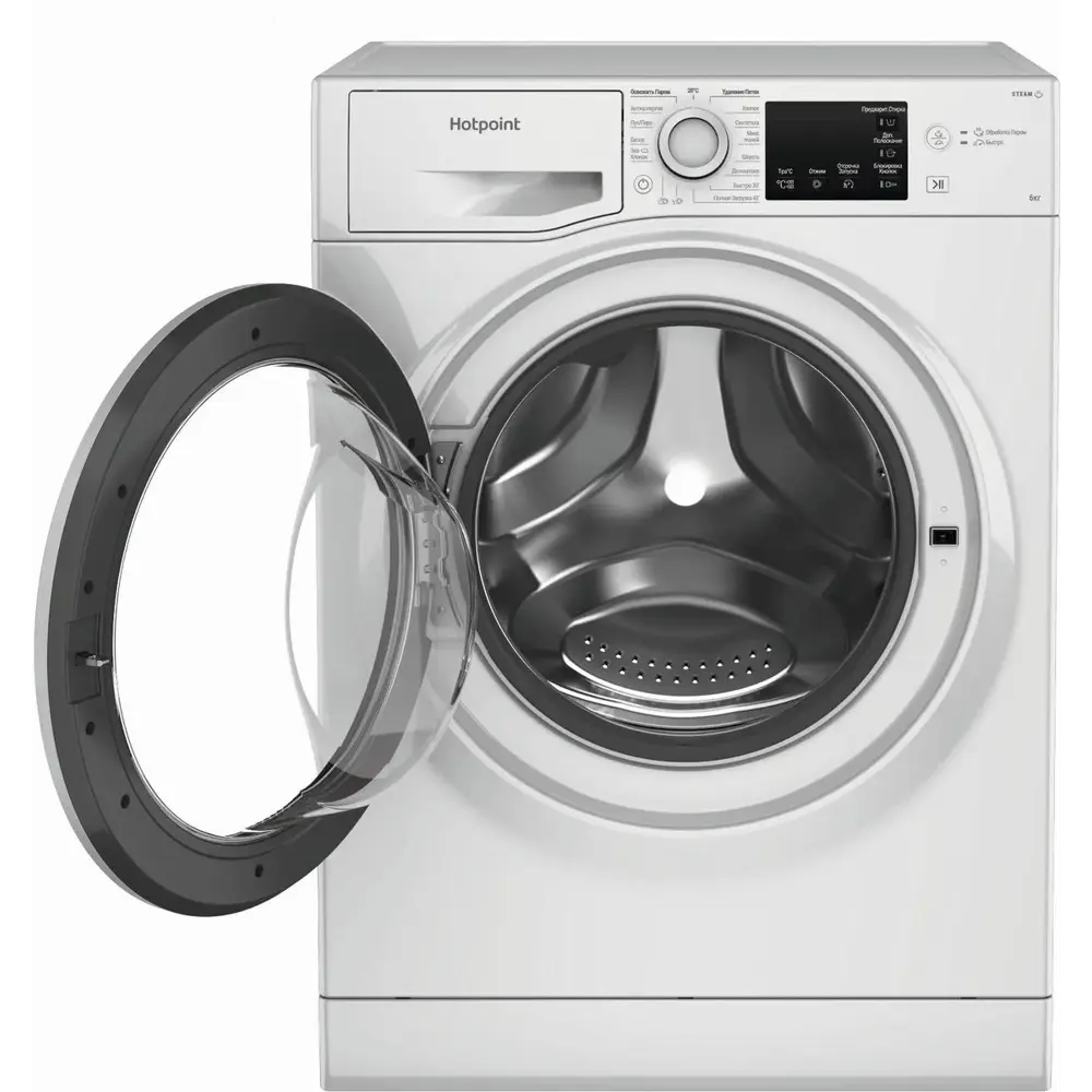 Фото 4 Стиральная машина Hotpoint Nsb 6015 wv ru 59.5x85x42.5 см 6 кг цвет белый Фото 4 Стиральная машина Hotpoint Nsb 6015 wv ru 59.5x85x42.5 см 6 кг цвет белый