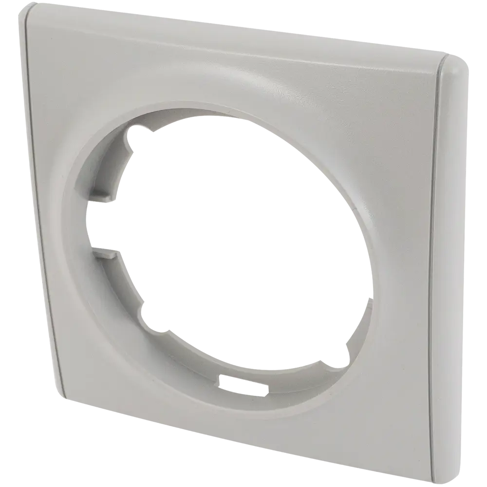 Фото 4 Рамка для розеток и выключателей Onekeyelectro Florence 1 пост цвет серый 10 шт.