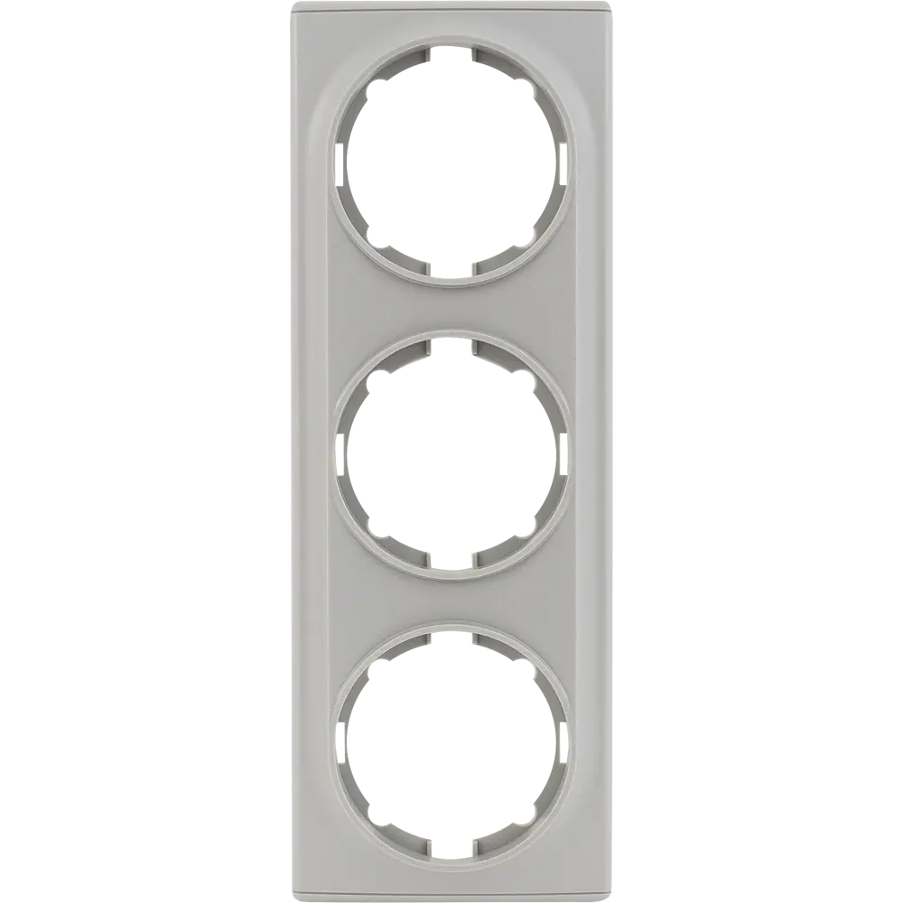 Фото 3 Рамка для розеток и выключателей Onekeyelectro Florence 3 поста цвет серый 5 шт. Фото 3 Рамка для розеток и выключателей Onekeyelectro Florence 3 поста цвет серый 5 шт.