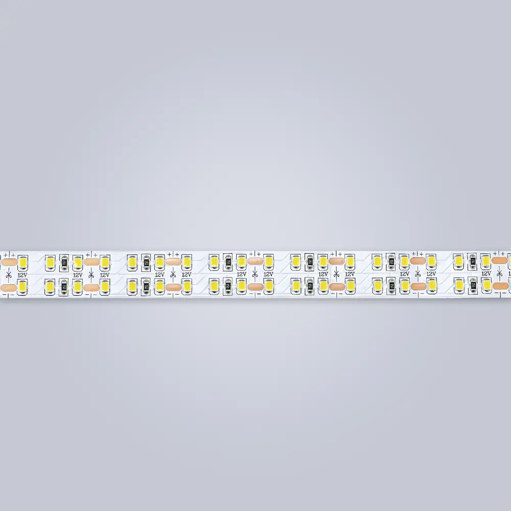 Фото 5 Светодиодная лента Eleganz Lux 2835 240 LED (19.2W/M) 12V тёплая 3000К IP20 ДВУХРЯДНАЯ, 5м Фото 5 Светодиодная лента Eleganz Lux 2835 240 LED (19.2W/M) 12V тёплая 3000К IP20 ДВУХРЯДНАЯ, 5м