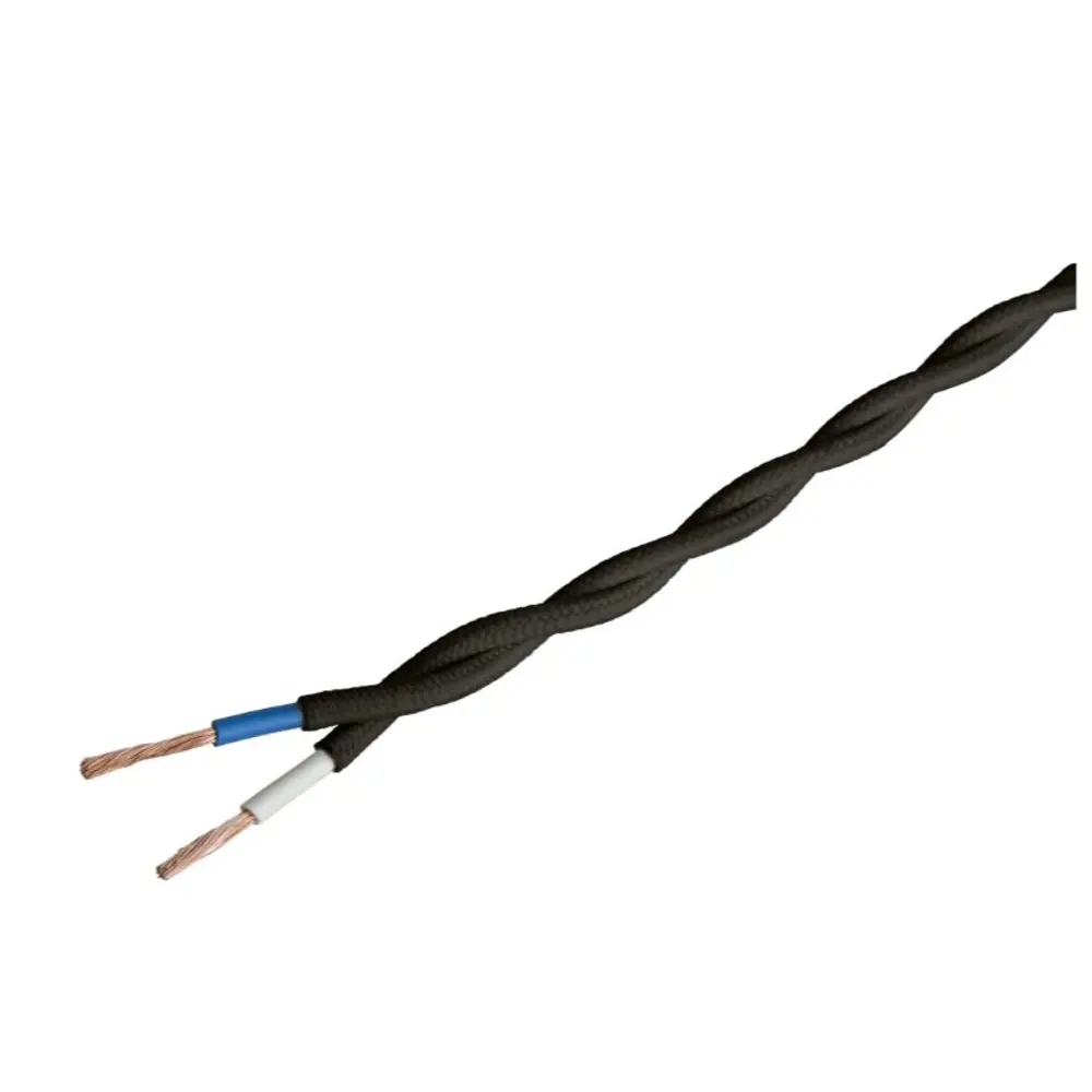 Фото 19 Кабель Retro Electro 2x1.5 50 м цвет черный ГОСТ