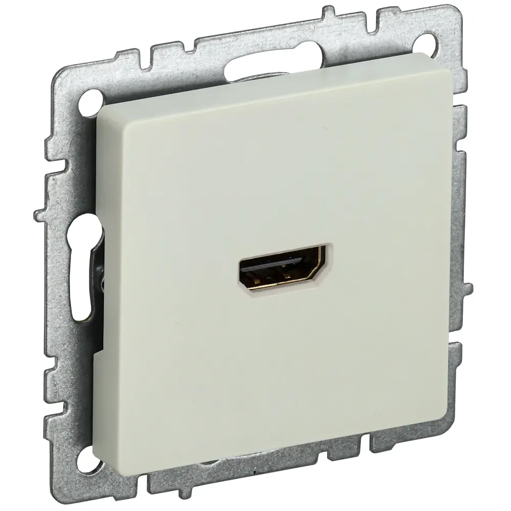 Фото 2 Розетка встраиваемая Iek Brite BR-H10-K10 цвет бежевый Фото 2 Розетка встраиваемая Iek Brite BR-H10-K10 цвет бежевый