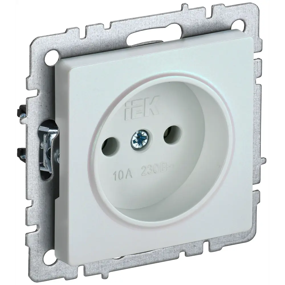 Фото 2 Розетка встраиваемая Iek Brite BR-R10-10-K36 цвет жемчужный Фото 2 Розетка встраиваемая Iek Brite BR-R10-10-K36 цвет жемчужный