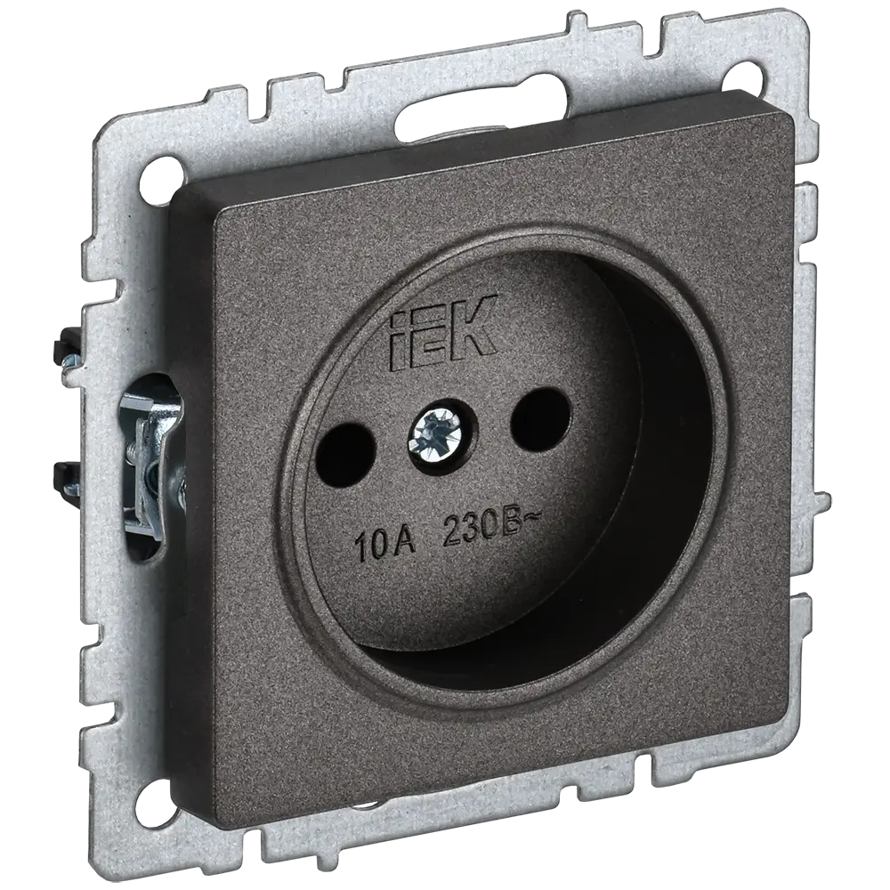 Фото Розетка встраиваемая Iek Brite BR-R10-10-K45 цвет бронза Фото Розетка встраиваемая Iek Brite BR-R10-10-K45 цвет бронза