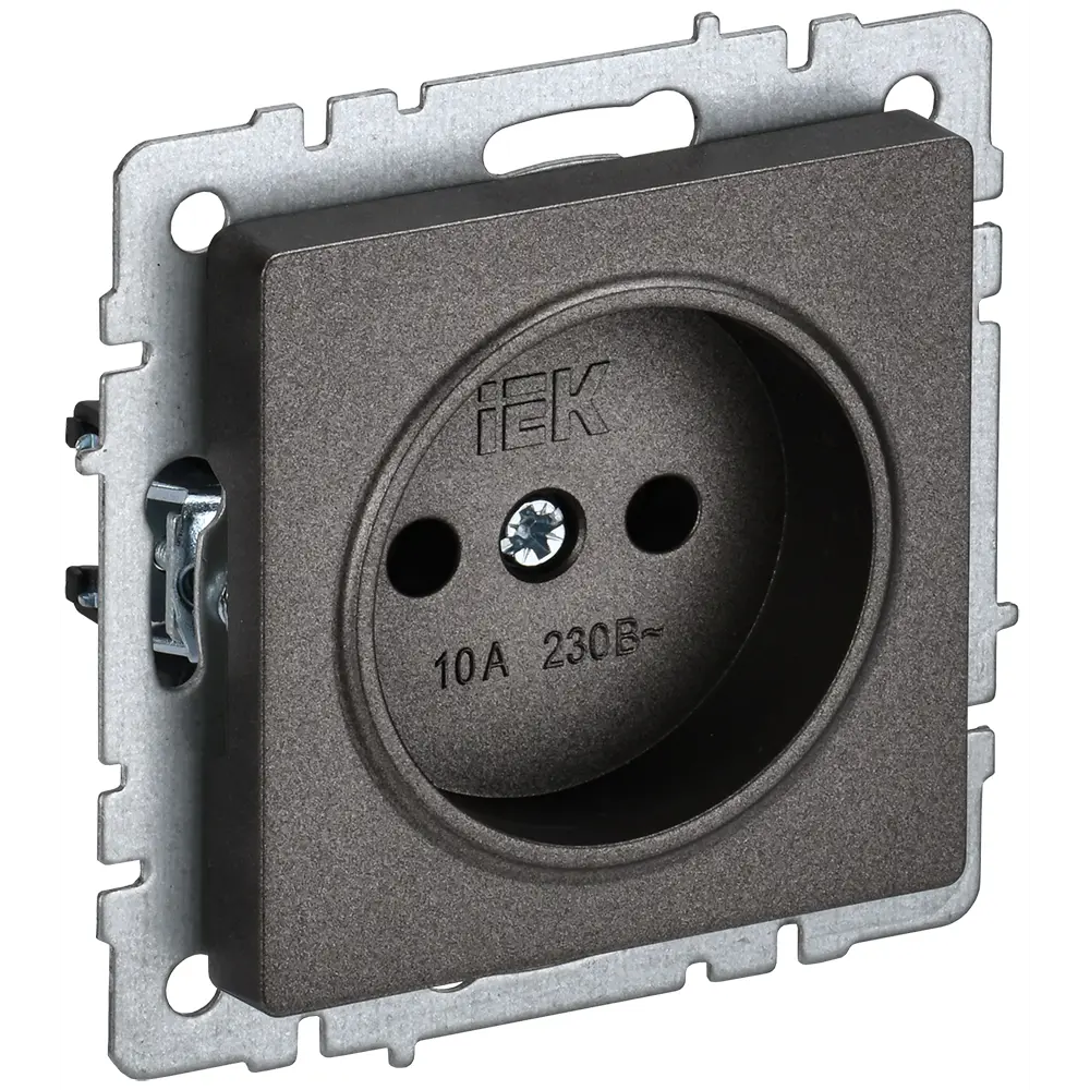 Фото 2 Розетка встраиваемая Iek Brite BR-R10-10-K45 цвет бронза Фото 2 Розетка встраиваемая Iek Brite BR-R10-10-K45 цвет бронза