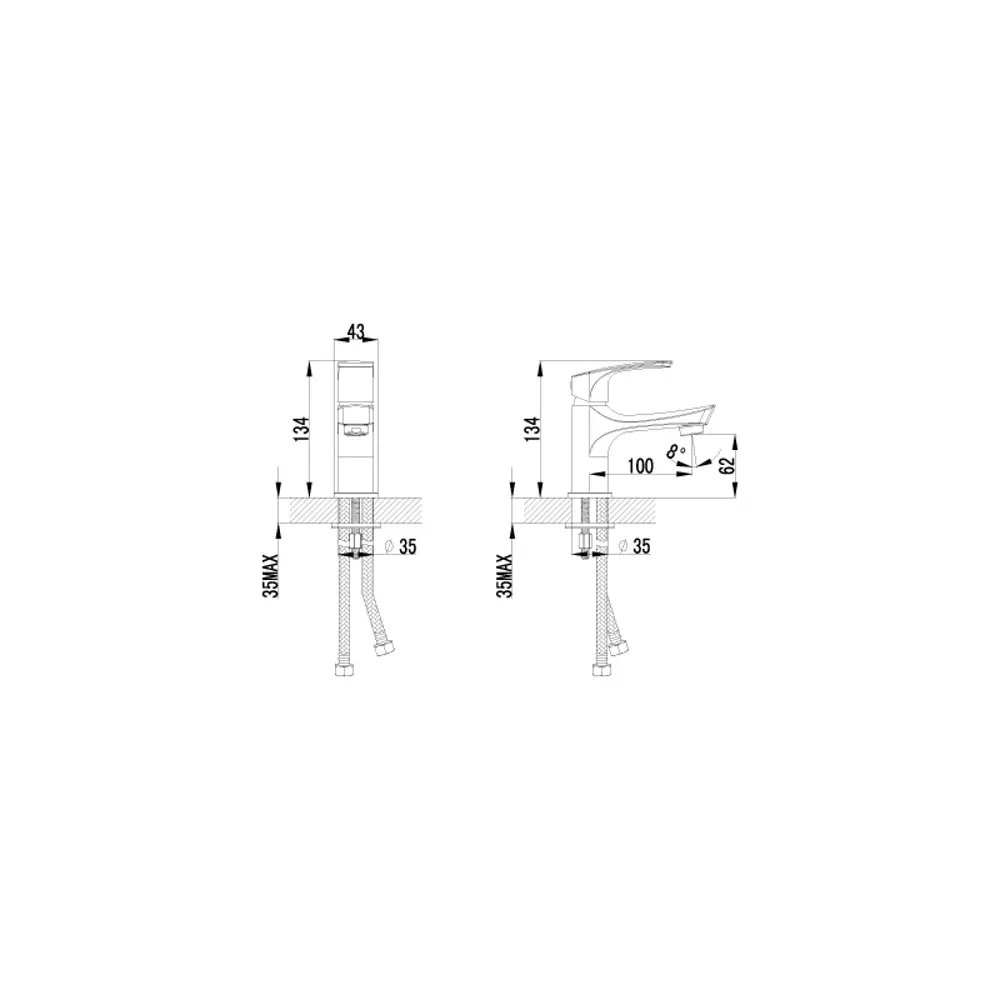 Фото 5 Смеситель для раковины lemark plus shape» LM1706C Фото 5 Смеситель для раковины lemark plus shape» LM1706C