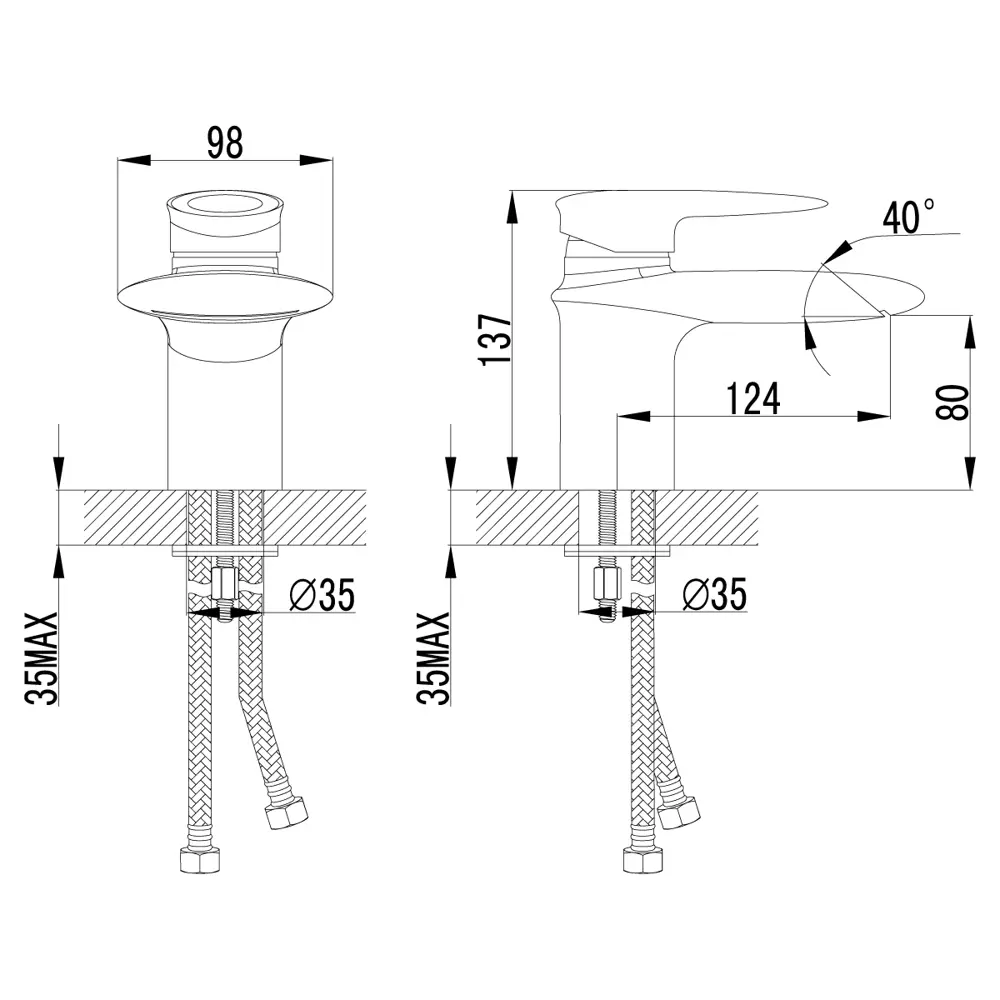 Фото 6 Смеситель для раковины lemark Status LM4446C Фото 6 Смеситель для раковины lemark Status LM4446C