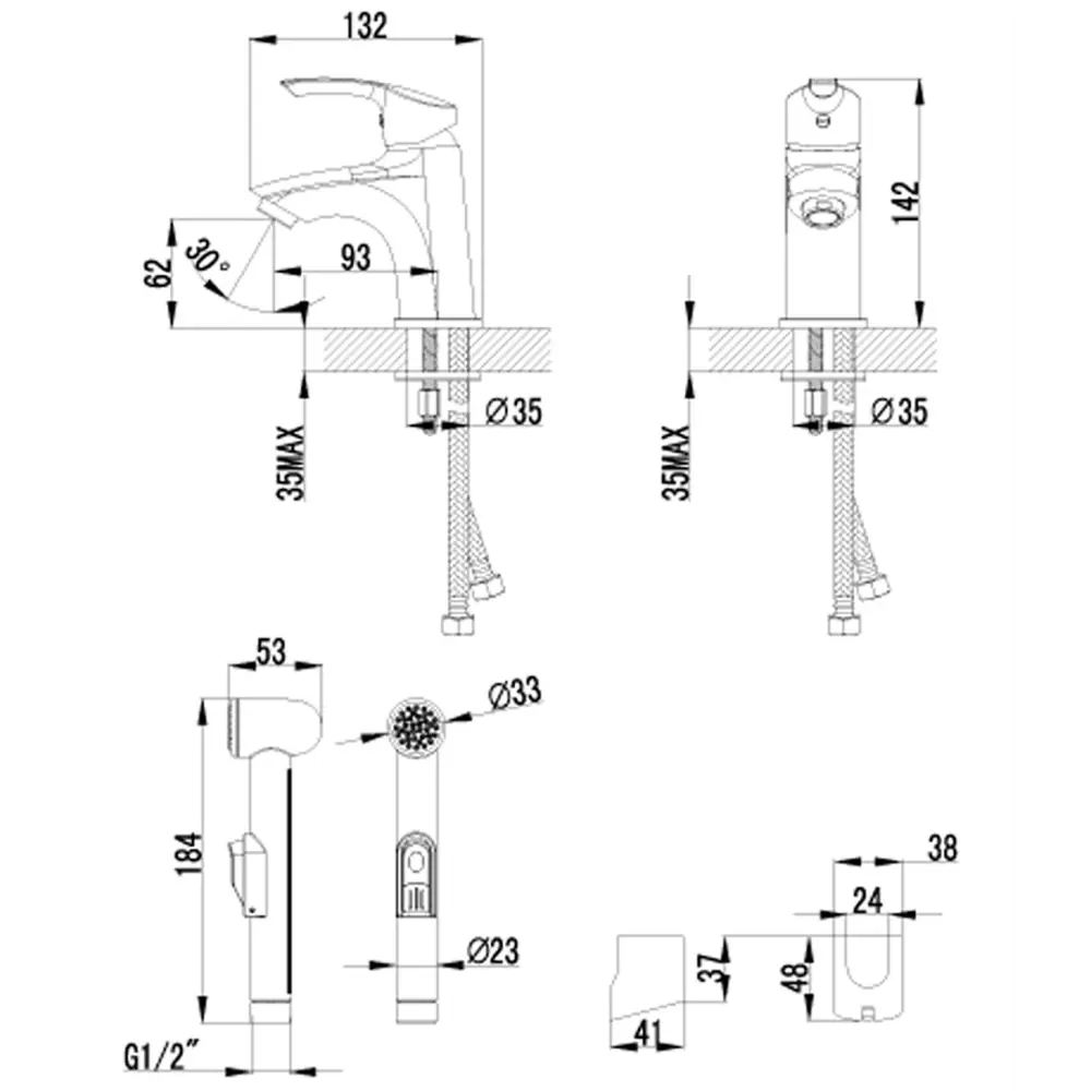 Фото 3 Смеситель для раковины lemark plus Strike LM1116C Фото 3 Смеситель для раковины lemark plus Strike LM1116C