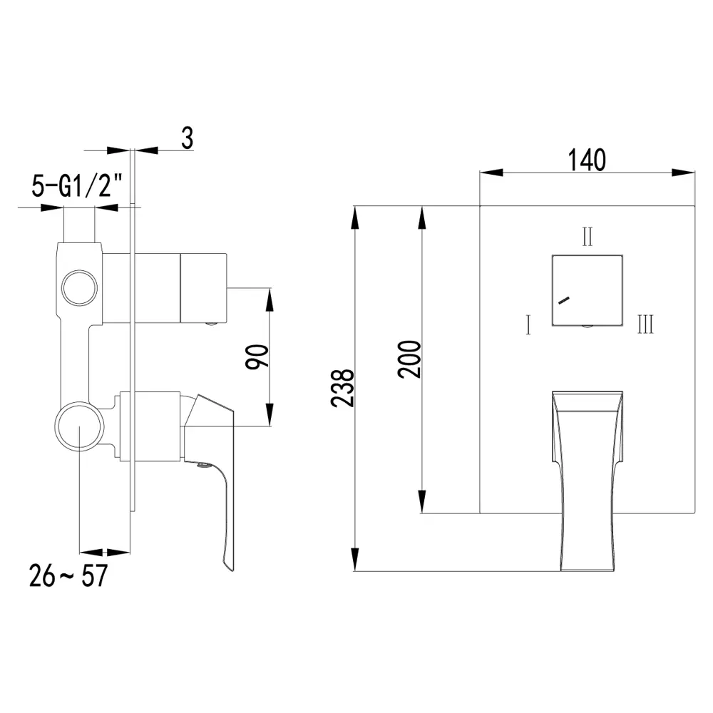 Фото 4 Смеситель для ванны Lemark Unit LM4528C