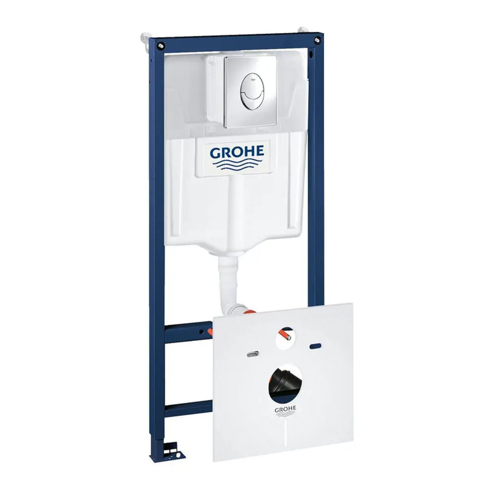 Фото 2 Комплект инсталляция с унитазом Grohe GR7501480 цвет белый Фото 2 Комплект инсталляция с унитазом Grohe GR7501480 цвет белый