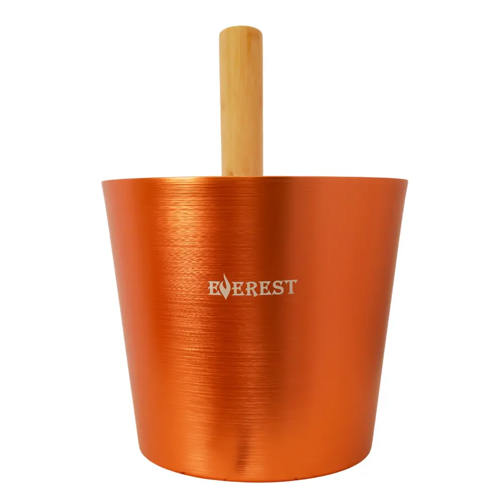 Фото Шайка Everest Orange (TG-48) 5л, алюминий Фото Шайка Everest Orange (TG-48) 5л, алюминий