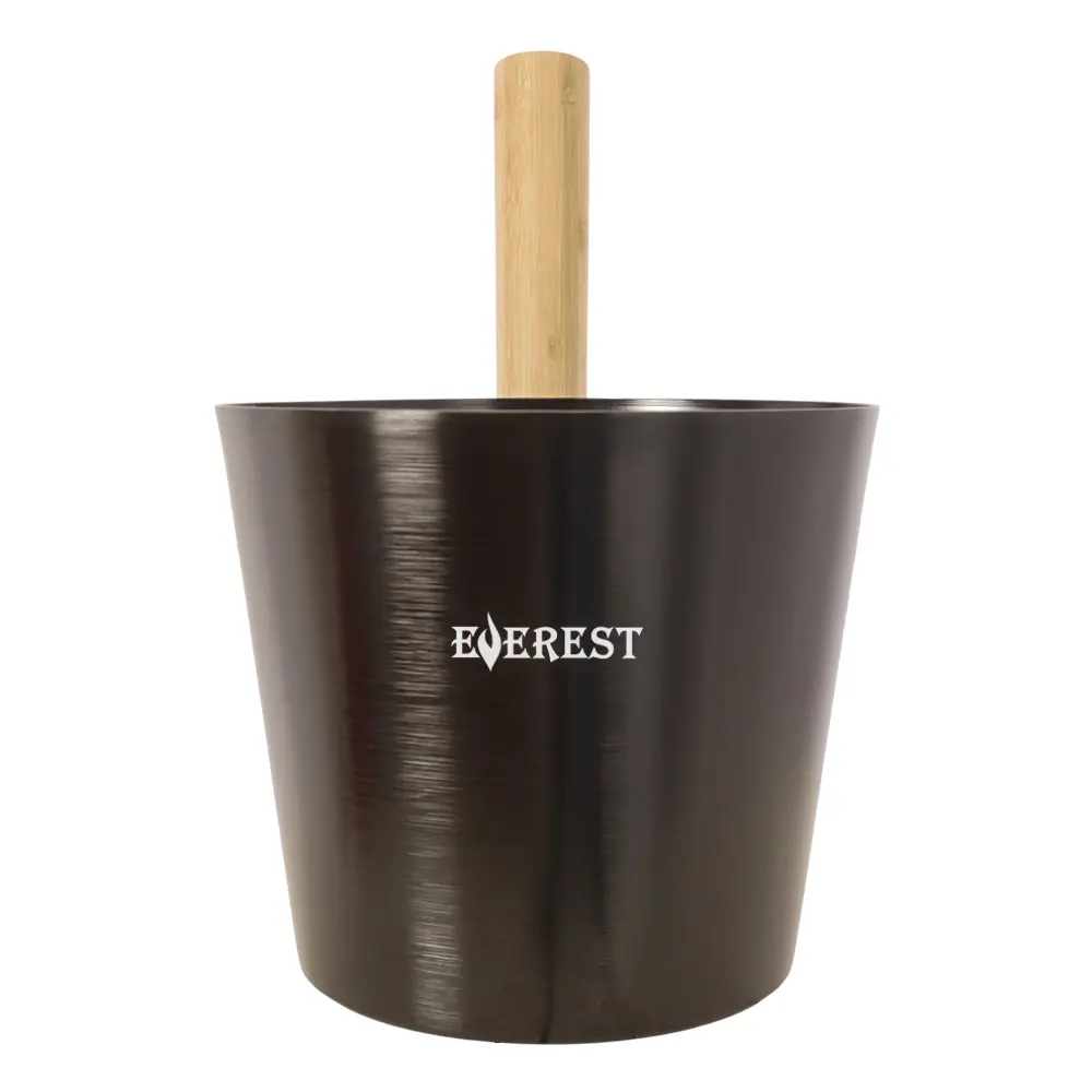 Фото Шайка Everest Black (TG-50) 5л, алюминий Фото Шайка Everest Black (TG-50) 5л, алюминий