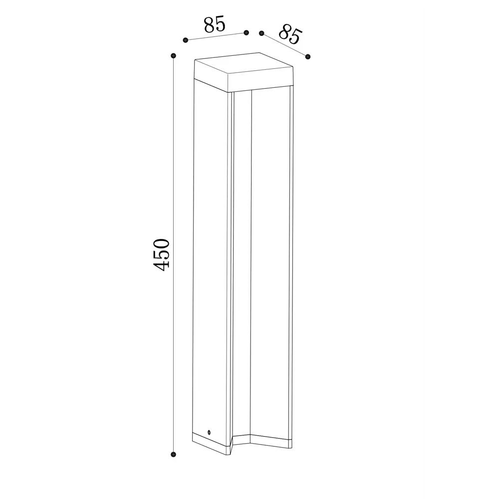 Фото 12 Светильник ландшафтный светодиодный Maytoni O596FL-L9GR4K Outdoor 45 см холодный белый свет цвет серый Фото 12 Светильник ландшафтный светодиодный Maytoni O596FL-L9GR4K Outdoor 45 см холодный белый свет цвет серый