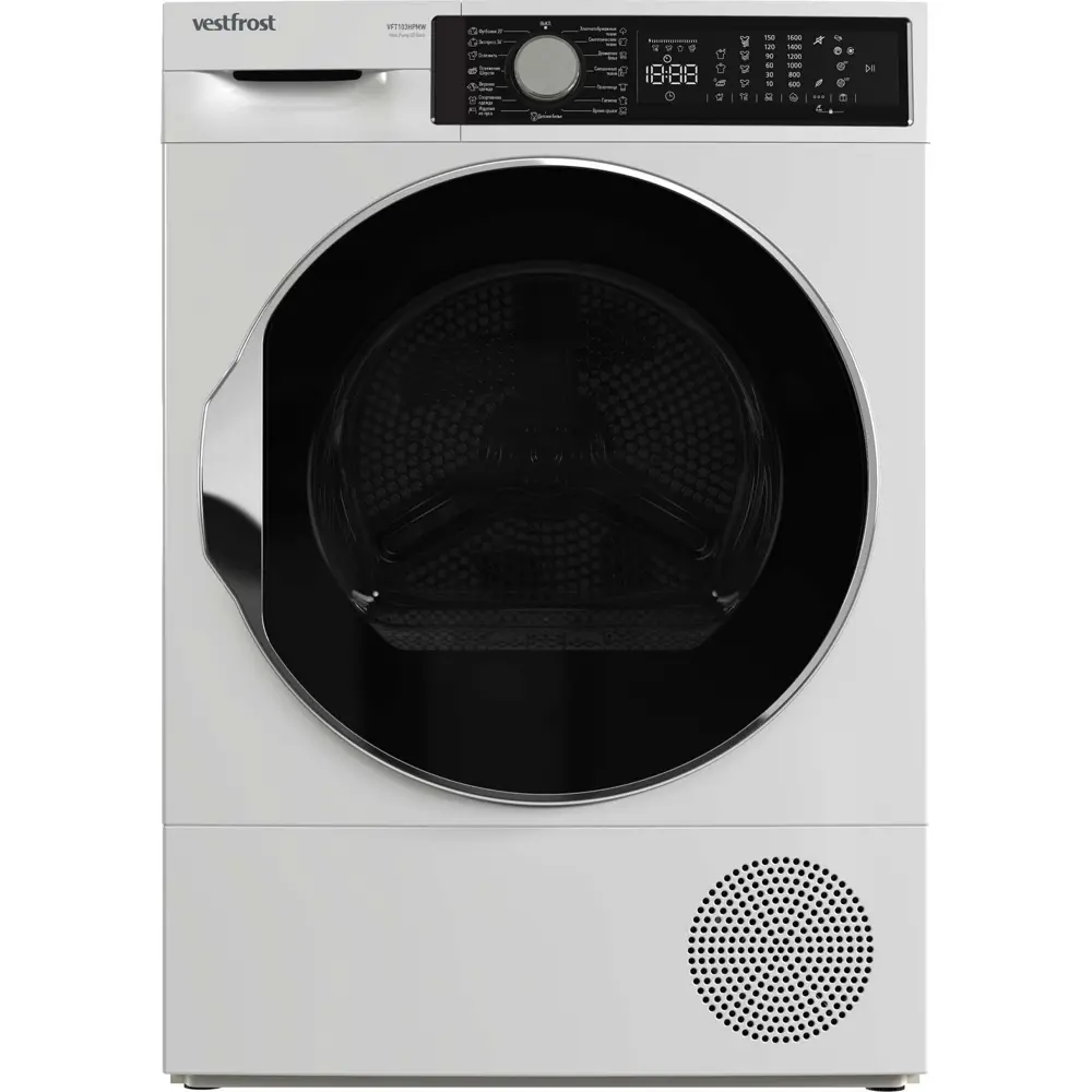 Фото Сушильная машина Vestfrost VFT103HPMW 59.60x84.50x60.90 см 10 кг цвет белый Фото Сушильная машина Vestfrost VFT103HPMW 59.60x84.50x60.90 см 10 кг цвет белый