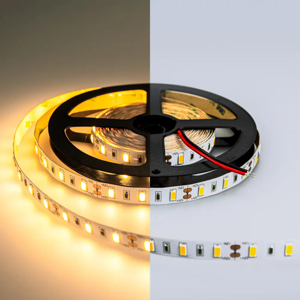 Фото 4 Светодиодная лента Eleganz Lux 5630 60 LED (20W/M) 12V тёплая 3000К IP20, 5м Фото 4 Светодиодная лента Eleganz Lux 5630 60 LED (20W/M) 12V тёплая 3000К IP20, 5м