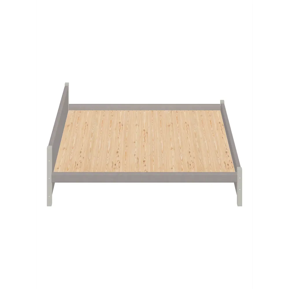 Фото 3 Кровать Solarius Классика с 4 ящиками 130x63x210 см дерево со сплошным основанием цвет светло-серый/платиновый Фото 3 Кровать Solarius Классика с 4 ящиками 130x63x210 см дерево со сплошным основанием цвет светло-серый/платиновый