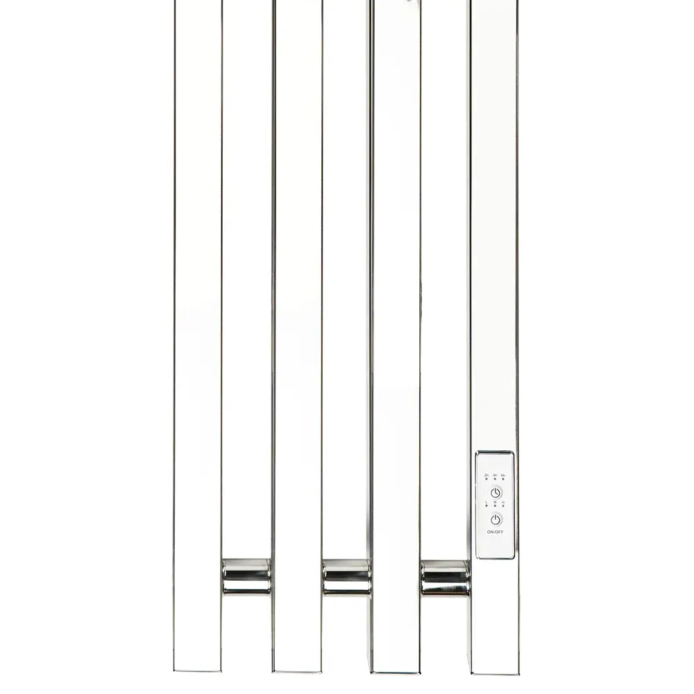 Фото 3 Полотенцесушитель электрический Primoclima Sol Q E Inox 210x1200 мм 122 Вт с терморегулятором I-образный цвет полированная нержавеющая сталь Фото 3 Полотенцесушитель электрический Primoclima Sol Q E Inox 210x1200 мм 122 Вт с терморегулятором I-образный цвет полированная нержавеющая сталь