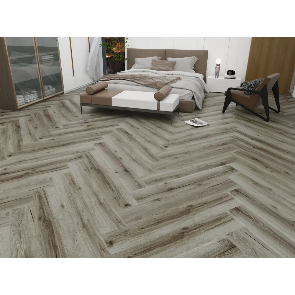 Фото 2 SPC плитка Stepton Nordic Light 101 Седой Дуб 43 класс толщина 5.50 мм 1.269 м², цена за упаковку Фото 2 SPC плитка Stepton Nordic Light 101 Седой Дуб 43 класс толщина 5.50 мм 1.269 м², цена за упаковку
