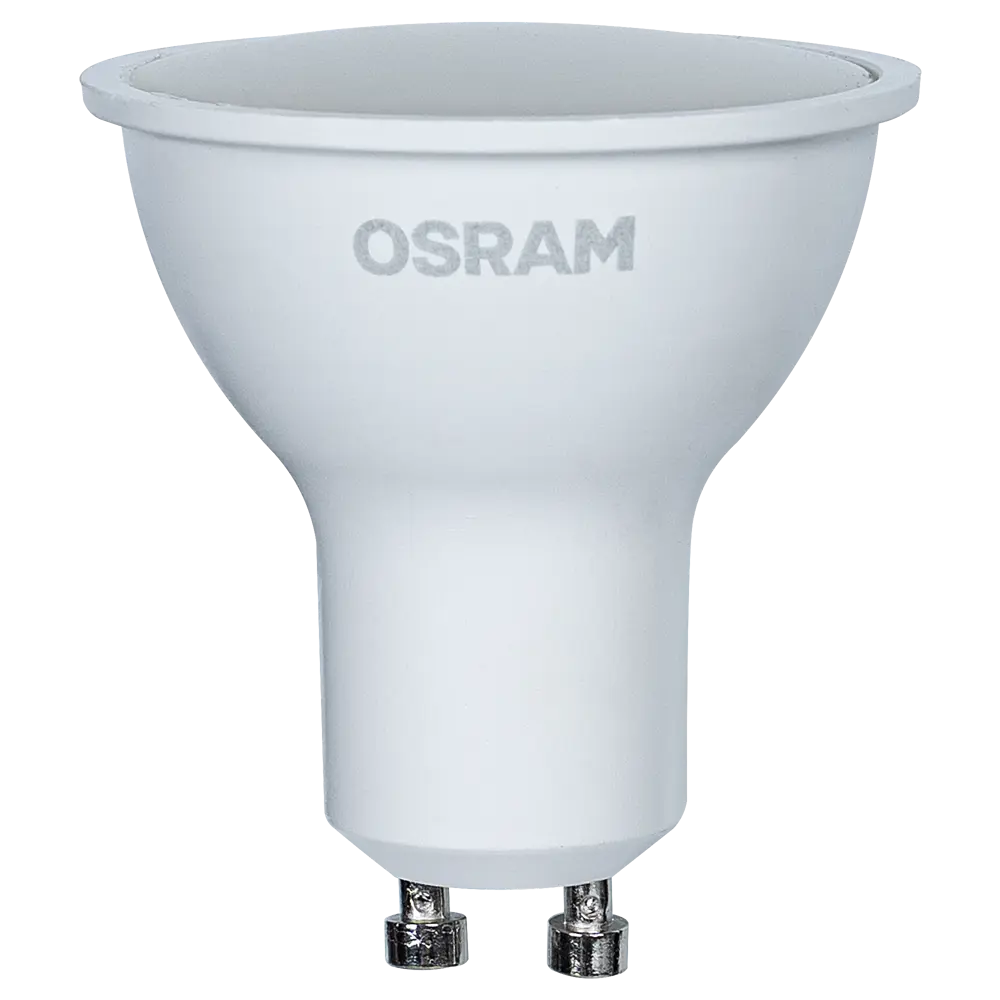 Фото Лампа светодиодная Osram GU10 7 Вт/865 холодный белый свет Фото Лампа светодиодная Osram GU10 7 Вт/865 холодный белый свет