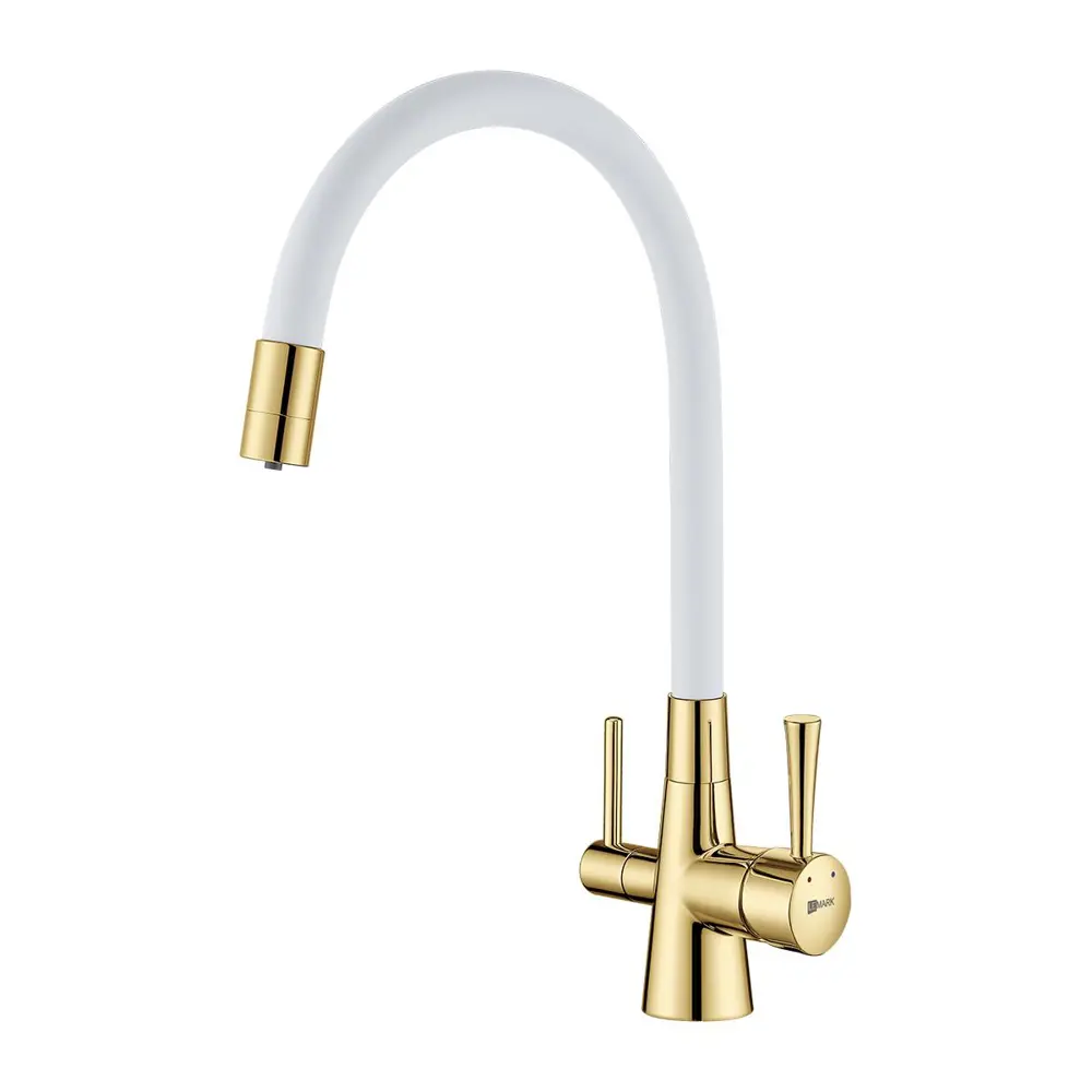 Фото Смеситель для кухни Lemark Comfort цвет белый LM3075G-White Фото Смеситель для кухни Lemark Comfort цвет белый LM3075G-White