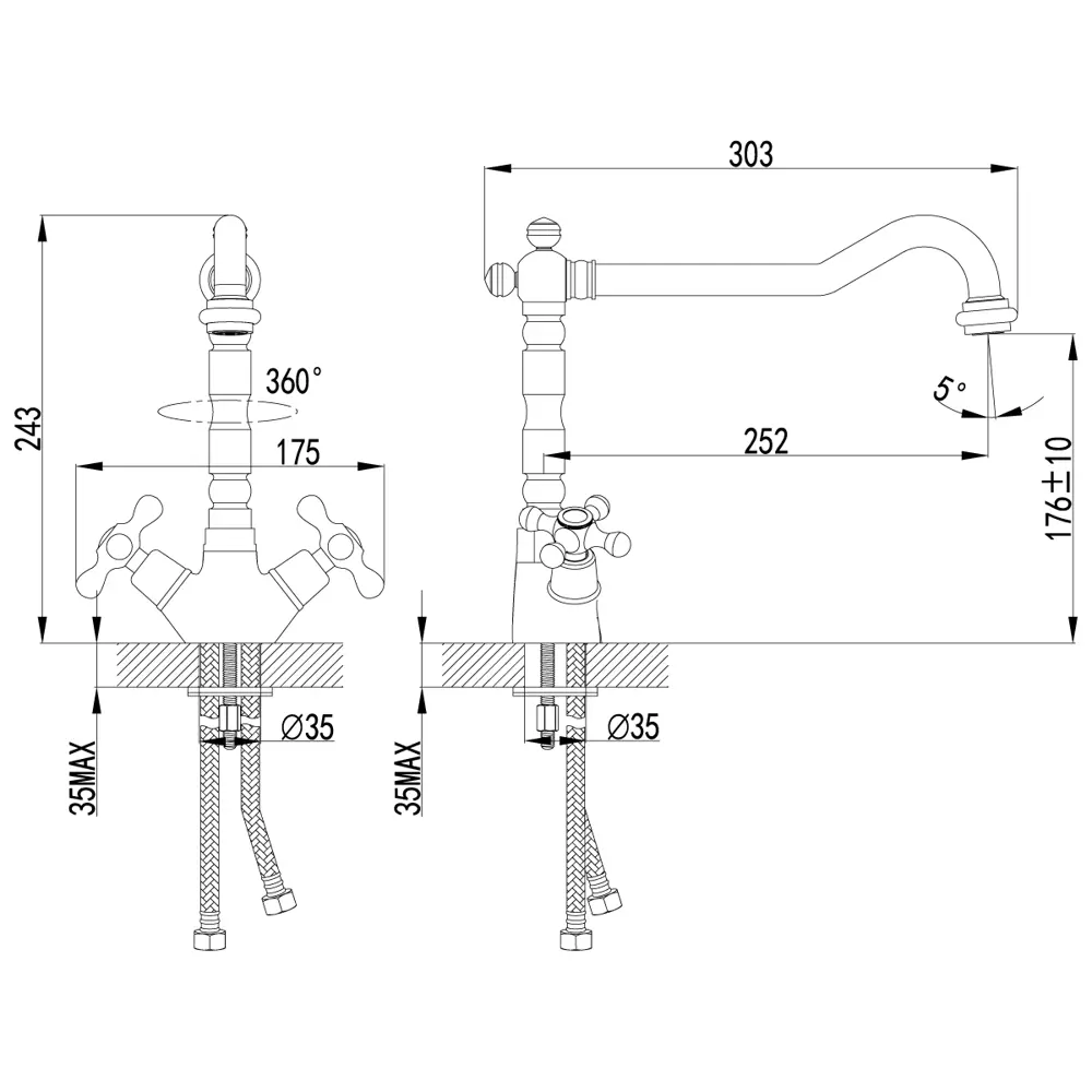 Фото 4 Смеситель для кухни Lemark Standard LM2109C Фото 4 Смеситель для кухни Lemark Standard LM2109C