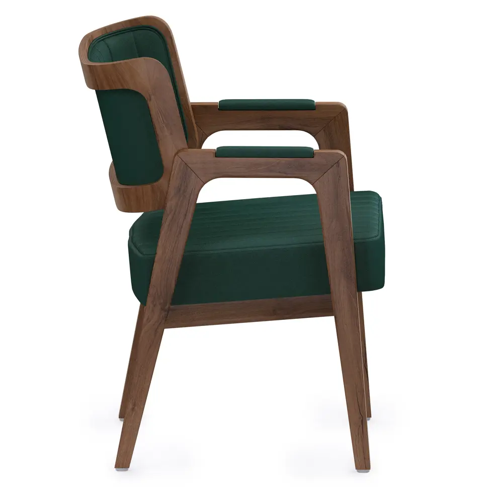 Фото 5 Стул Alsav Norman 50x83x58 см искусственная кожа цвет орех темный/экокожа dark green Фото 5 Стул Alsav Norman 50x83x58 см искусственная кожа цвет орех темный/экокожа dark green