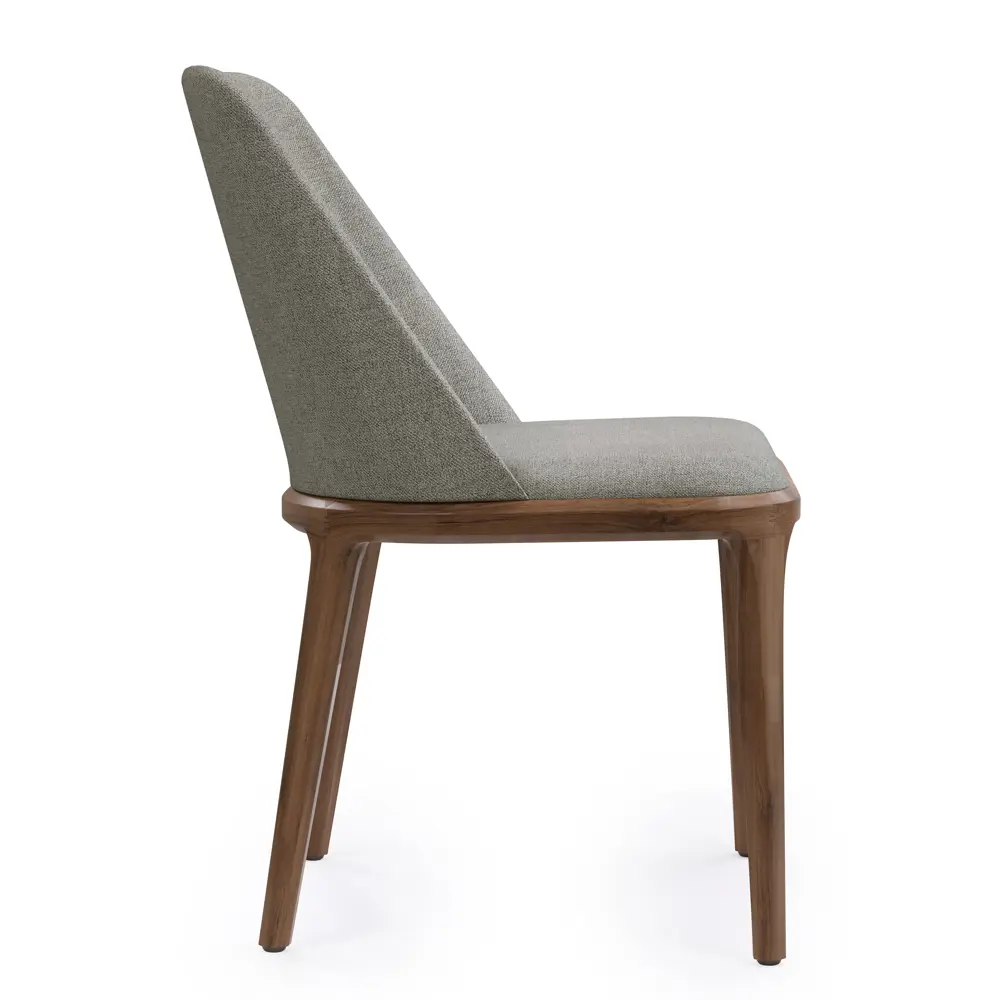 Фото 3 Стул Alsav Bruno 52x86x57 см текстиль цвет орех темный/ткань soft-beige Фото 3 Стул Alsav Bruno 52x86x57 см текстиль цвет орех темный/ткань soft-beige