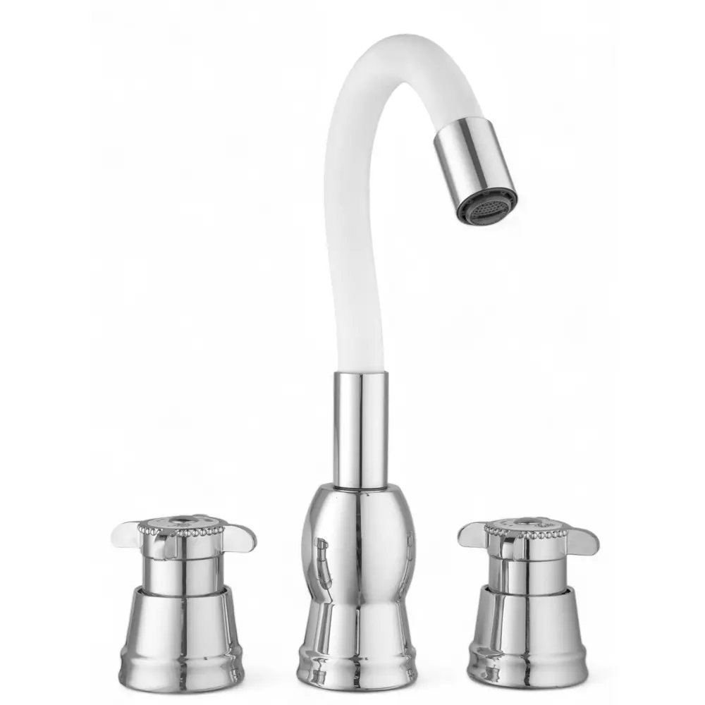 Фото Смеситель для ванны Potato P11325-7 цвет белый Фото Смеситель для ванны Potato P11325-7 цвет белый