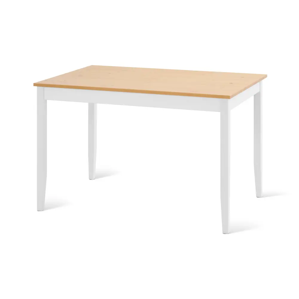 Фото 6 Стол прямоугольный Лузалес 74x118 см дерево цвет белый/ светло-коричневый Фото 6 Стол прямоугольный Лузалес 74x118 см дерево цвет белый/ светло-коричневый