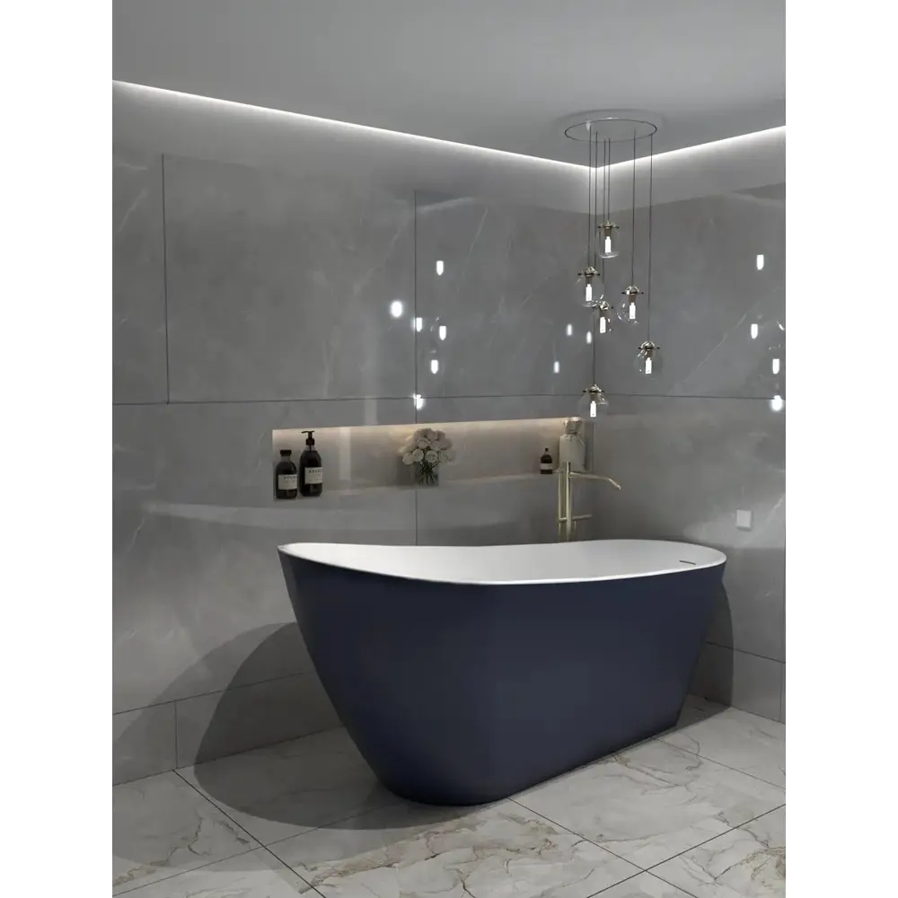 Фото 9 Ванна Watersense Rita акриловая 170x74 отдельностоящаясиняя матовая Фото 9 Ванна Watersense Rita акриловая 170x74 отдельностоящаясиняя матовая