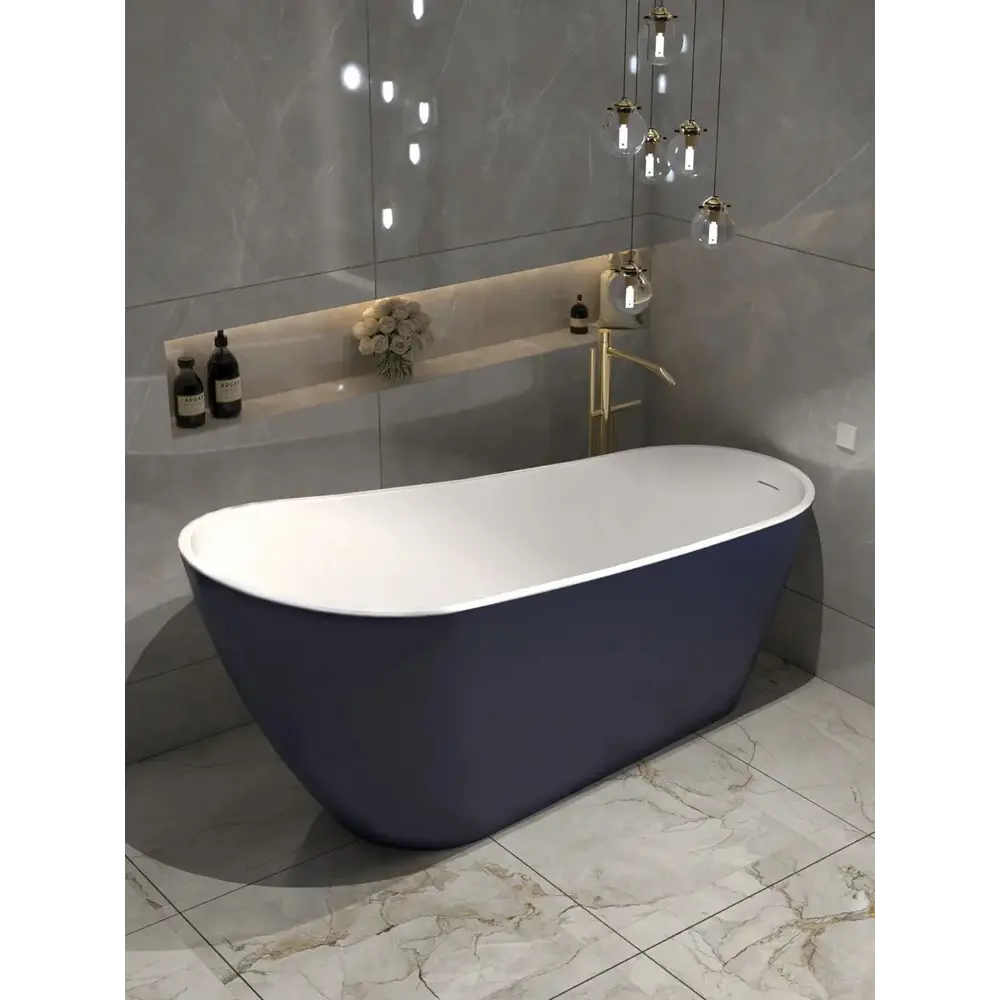 Фото 8 Ванна Watersense Rita акриловая 170x74 отдельностоящаясиняя матовая Фото 8 Ванна Watersense Rita акриловая 170x74 отдельностоящаясиняя матовая