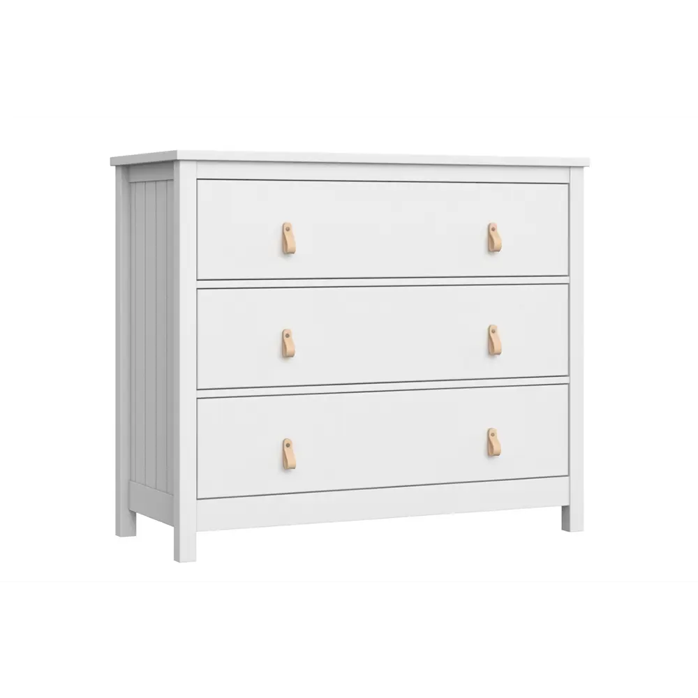 Фото 5 Комод Ellipse furniture Wood 3 ящика 107x46x91 см МДФ цвет белый Фото 5 Комод Ellipse furniture Wood 3 ящика 107x46x91 см МДФ цвет белый