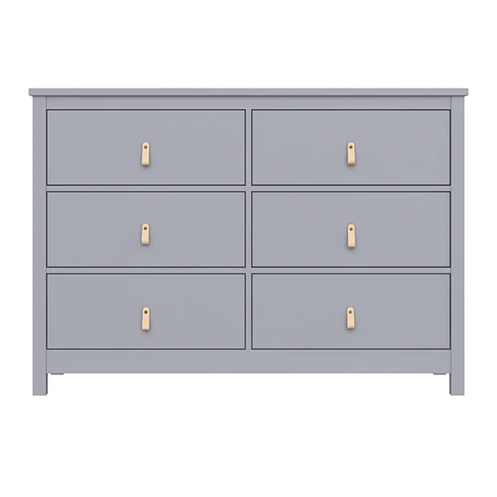 Фото 2 Комод Ellipse furniture Wood 6 ящиков 130x46x91 см МДФ цвет серый Фото 2 Комод Ellipse furniture Wood 6 ящиков 130x46x91 см МДФ цвет серый