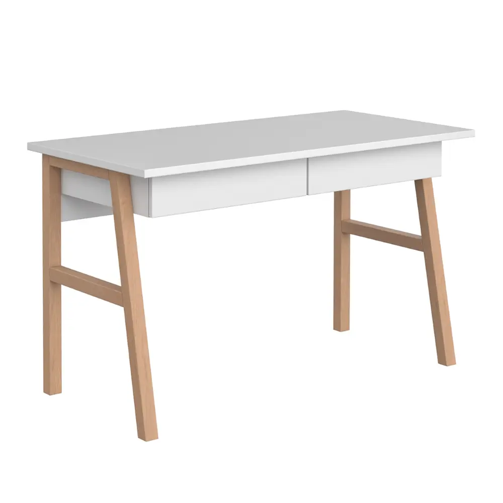 Фото 2 Компьютерный стол Ellipse furniture Classic 120x75x60 см МДФ цвет белый Фото 2 Компьютерный стол Ellipse furniture Classic 120x75x60 см МДФ цвет белый