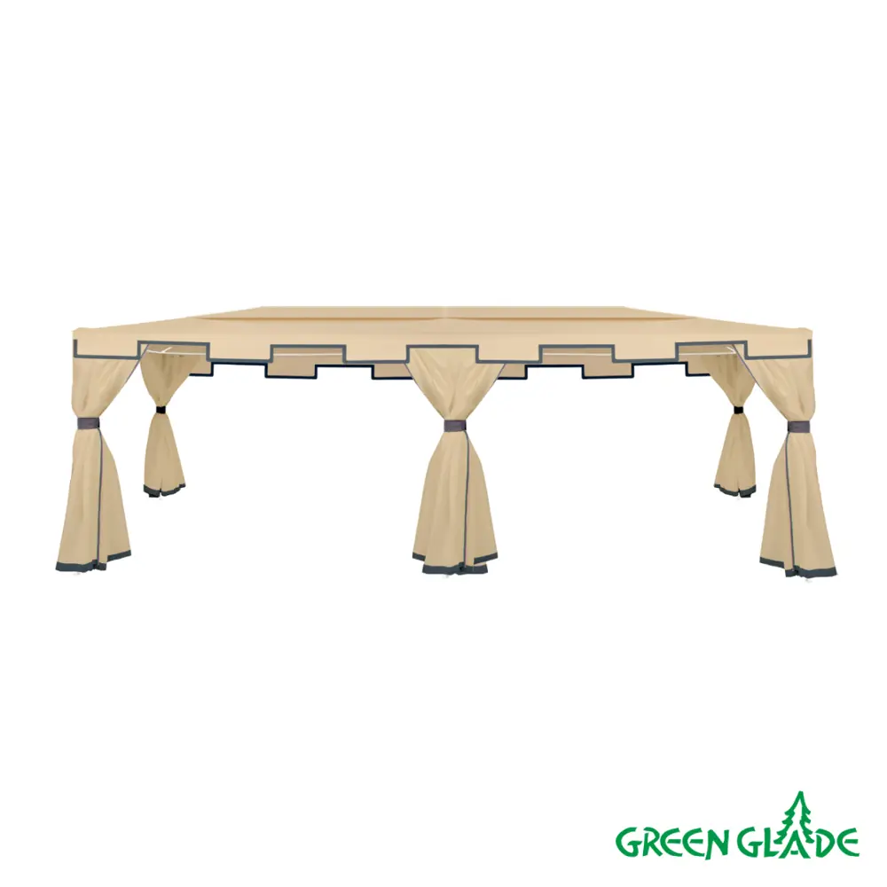 Фото 7 Тент садовый Green Glade 3x6x2.5м 1048 бежевый Фото 7 Тент садовый Green Glade 3x6x2.5м 1048 бежевый